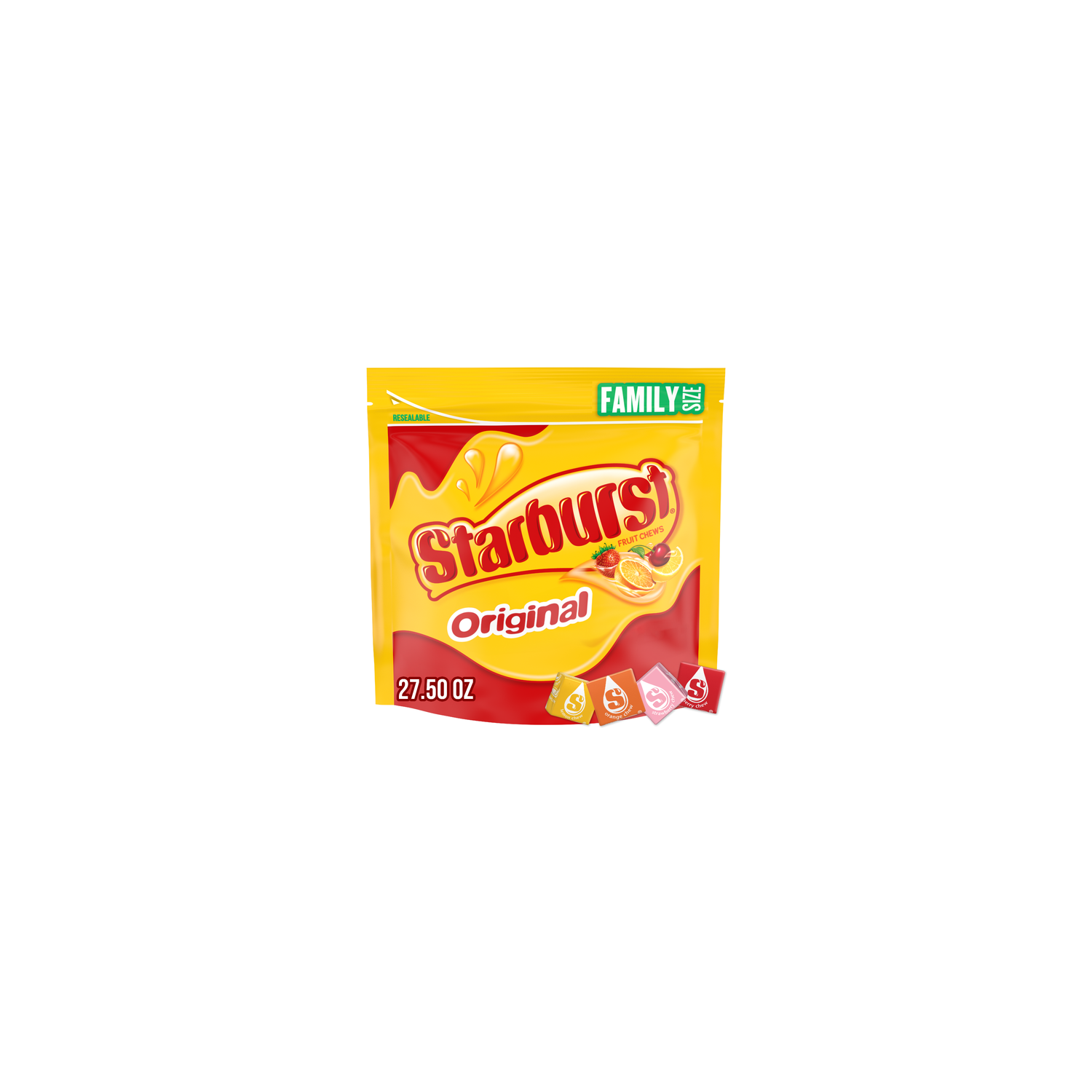 Starburst Original Chewy Candy, Family Size, Resealable Bulk Bag - 27.5 Ounce Image 1 of 4