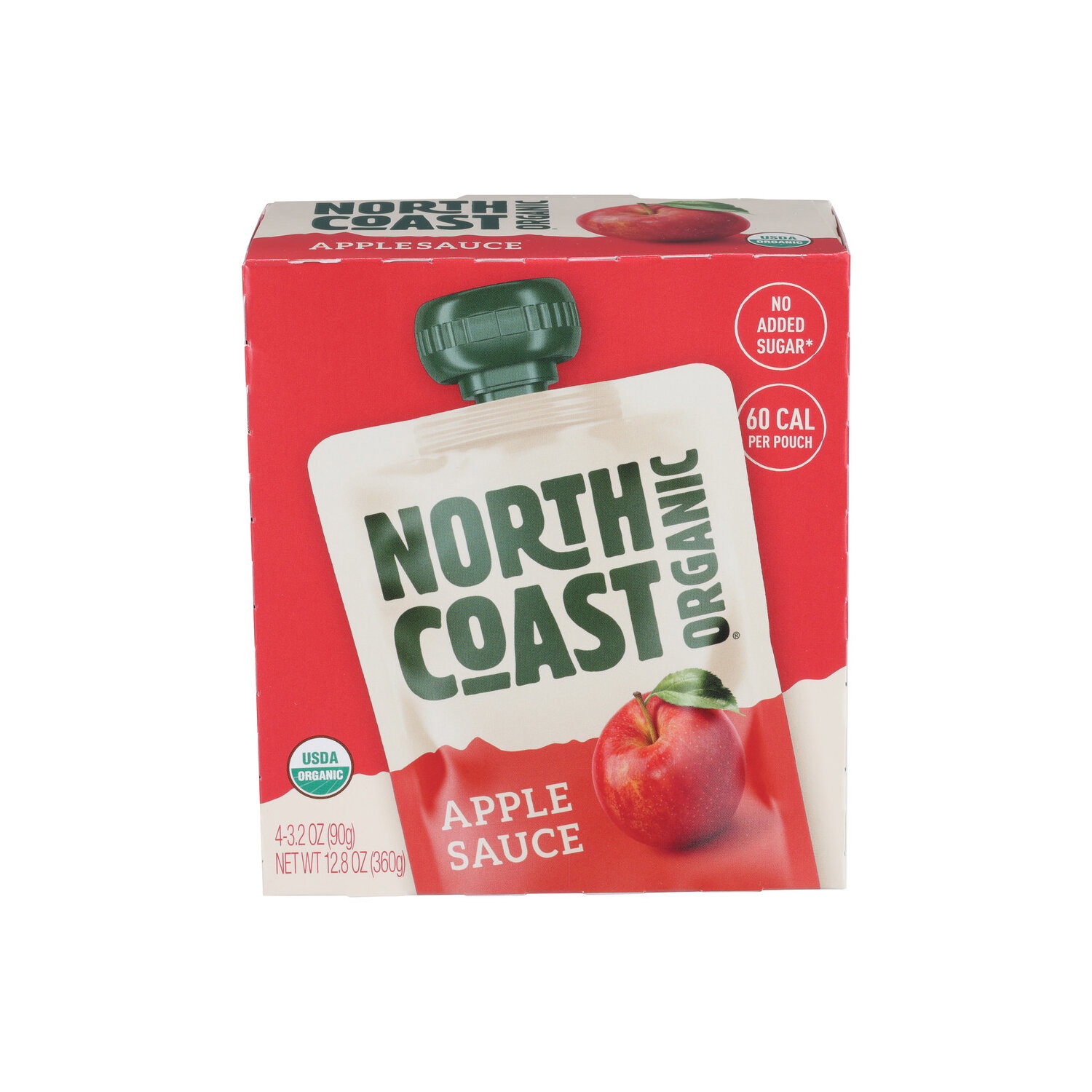 North Coast Organic Organic Applesauce - 3.2 Ounce - 4 Count Image 1 of 3
