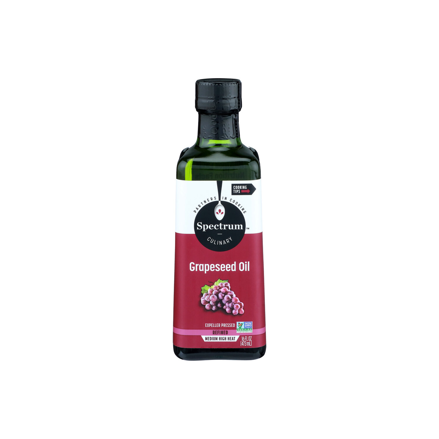 Spectrum Culinary Grapeseed Oil - 16 Fluid Ounce Image 1 of 4