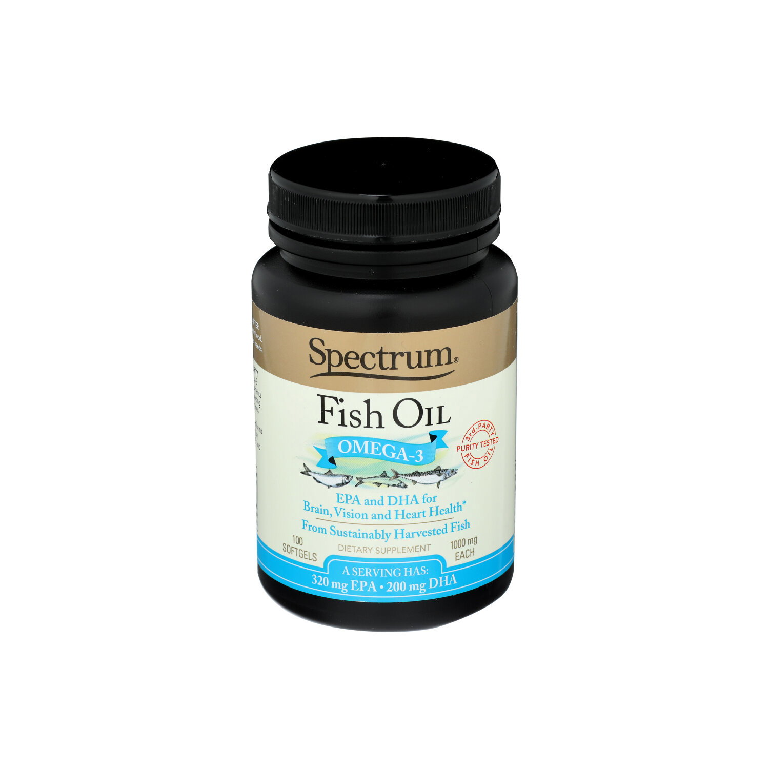Spectrum Fish Oil OMG3 - 100 Count Image 1 of 2