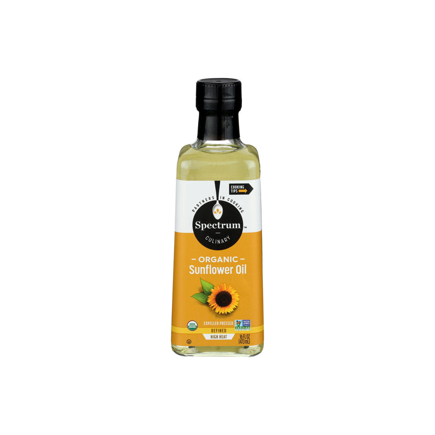 Spectrum Organic Sunflower Oil - 16 Fluid Ounce Image 1 of 4