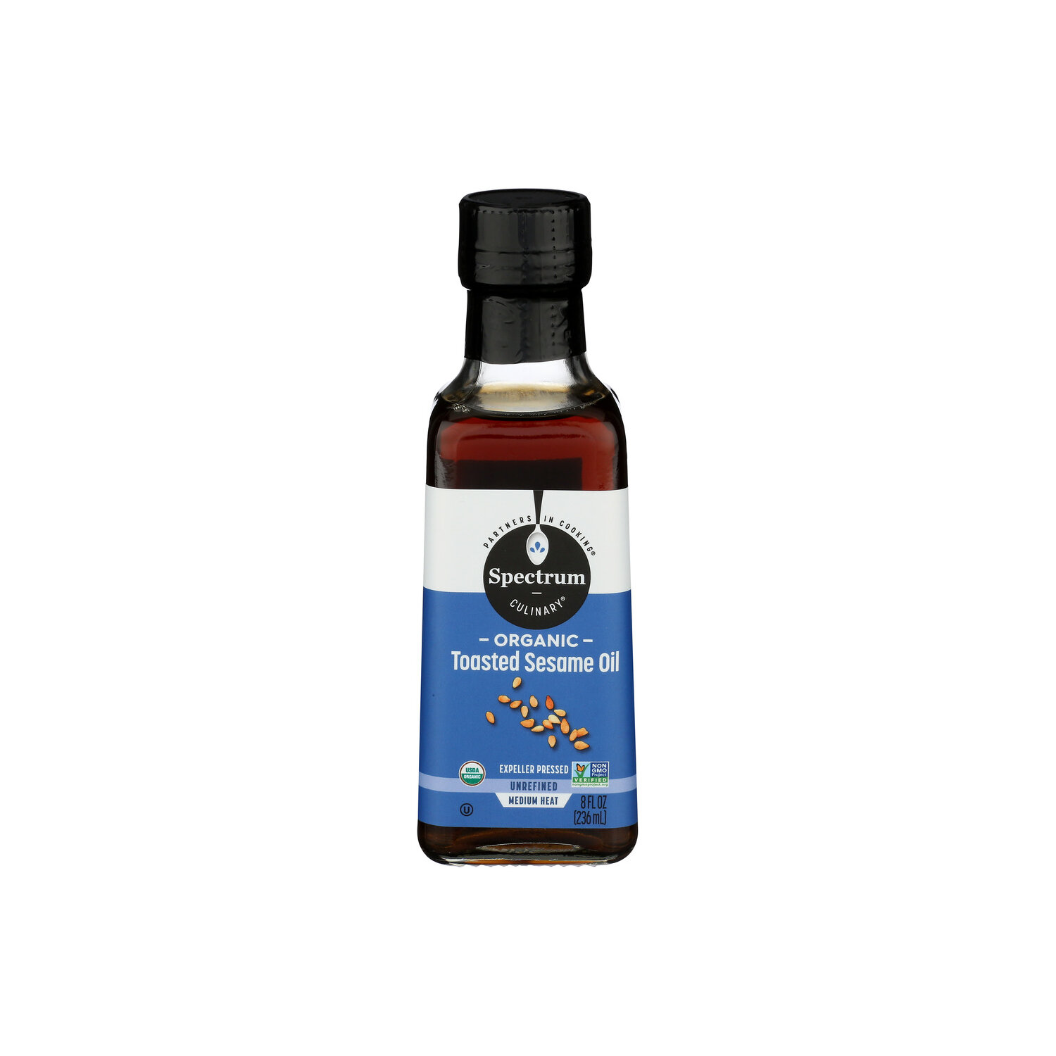 Spectrum Culinary Organic Toasted Sesame Oil - 8 Fluid Ounce Image 1 of 4