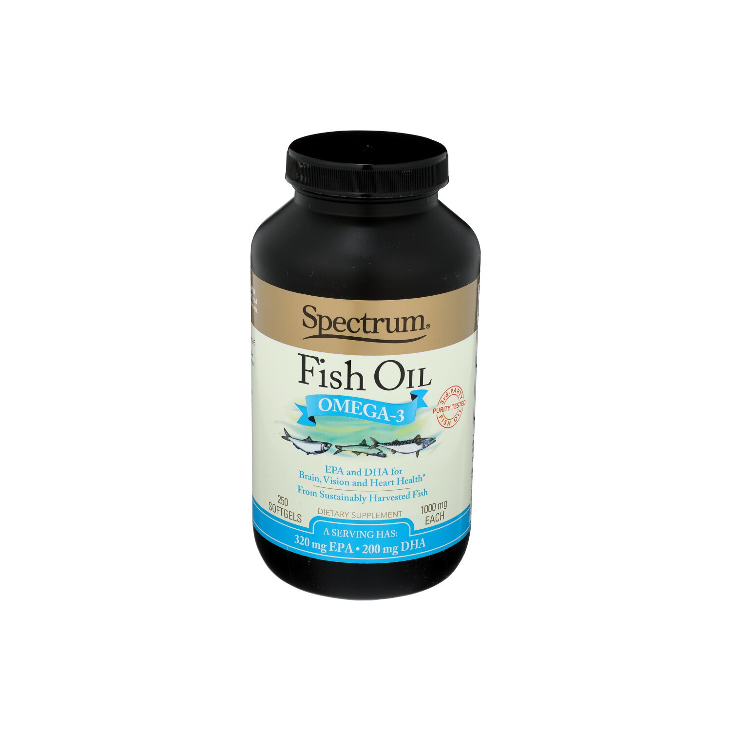 Spectrum Essentials Fish Oil Softgels - 250 Count Image 1 of 2