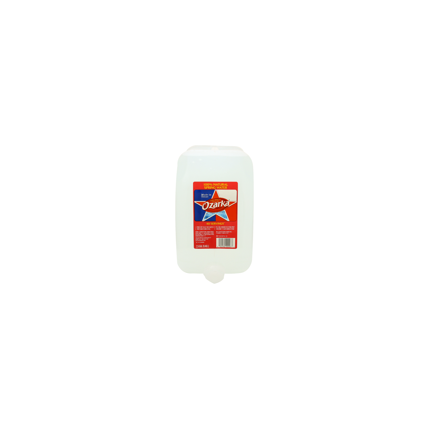Ozarka Brand Water Spring - 2.5 Gallon Image 1 of 2