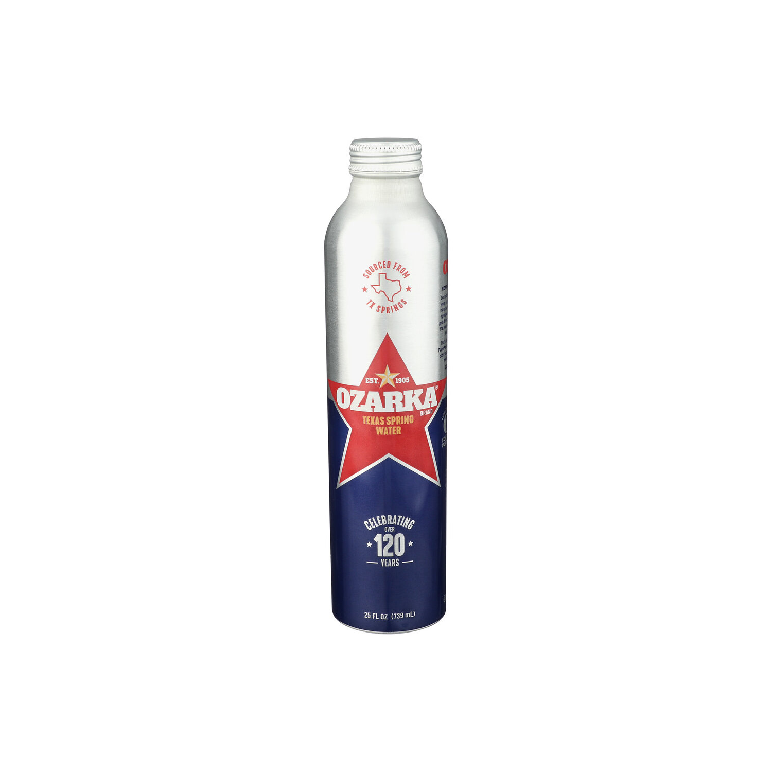 Ozarka Brand Spring Water Aluminum - 25 Fluid Ounce Image 1 of 2