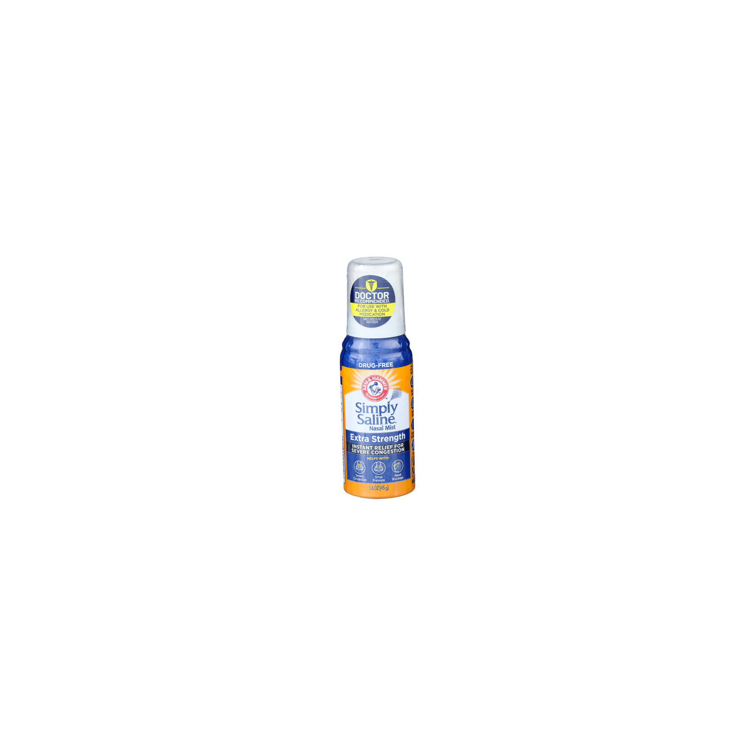 Arm & Hammer Simply Saline Extra Strength Nasal Mist - 1.6 Ounce Image 1 of 3