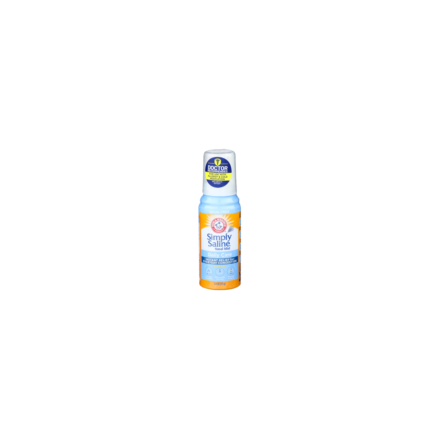 Arm & Hammer Simply Saline Daily Care Nasal Mist - 1.6 Ounce Image 1 of 3