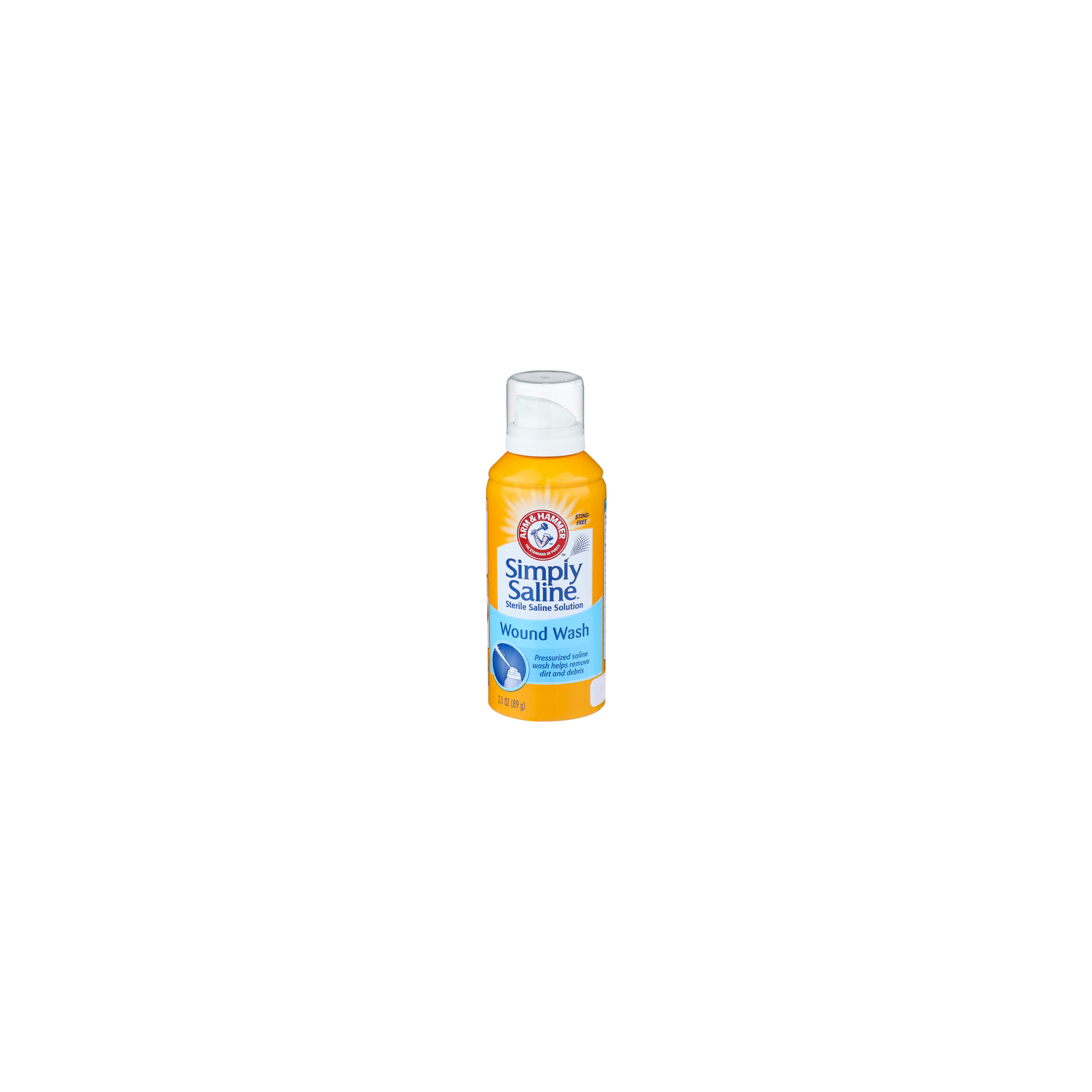 Arm & Hammer Simply Saline Sterile Saline Solution Wound Wash - 3.1 Ounce Image 1 of 2