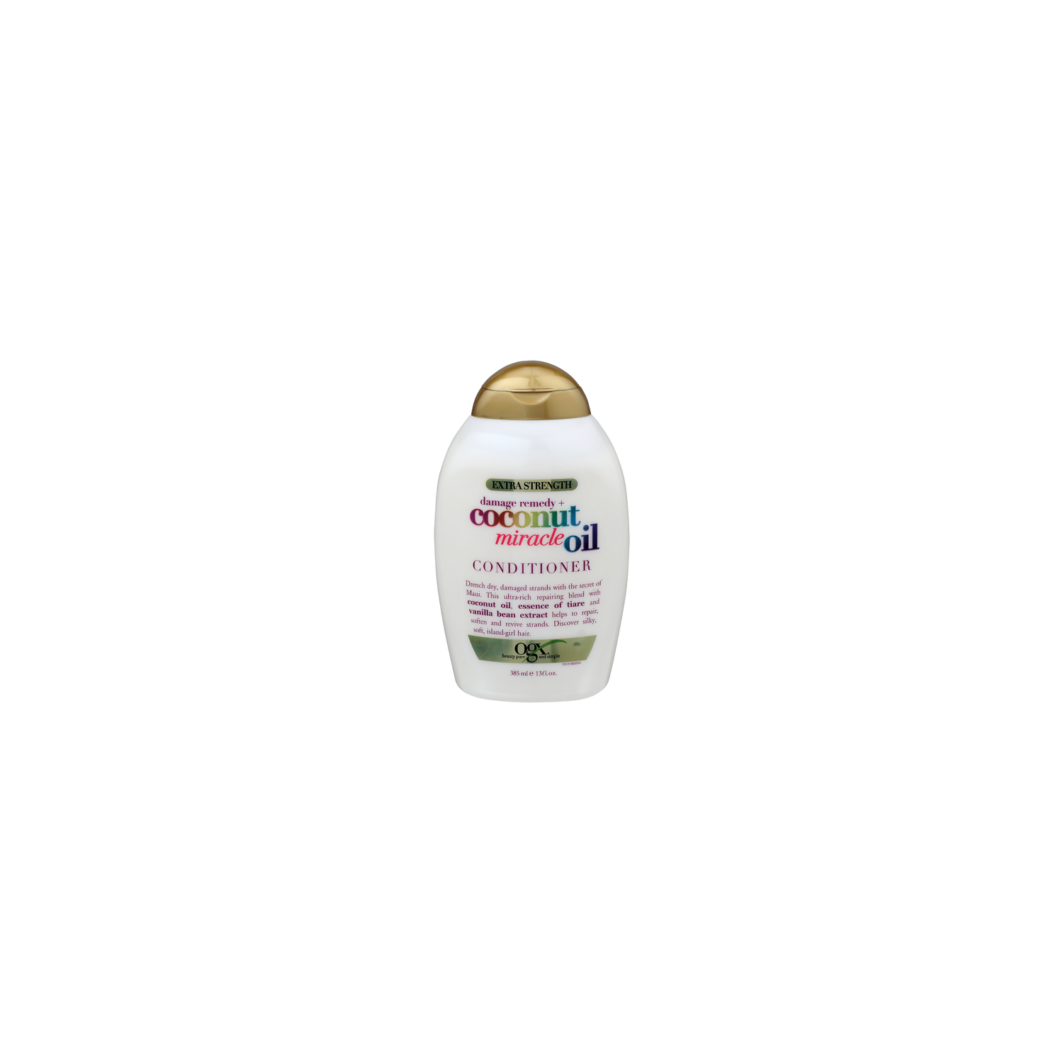 Ogx Damage REMEDY+ Coconut Oil Miracle Extra Strength Conditioner - 385 ml Image 1 of 3
