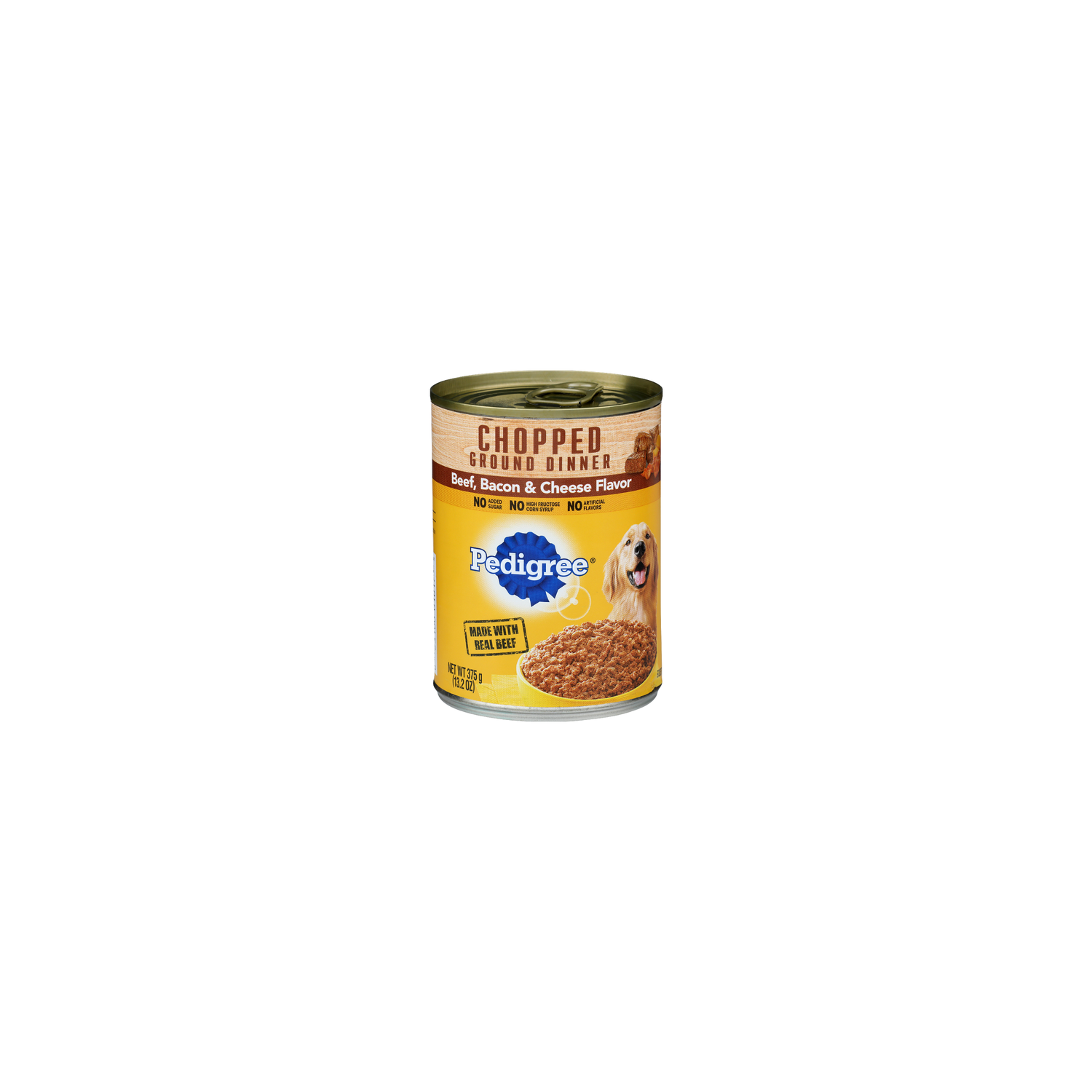 Pedigree Beef, Bacon & Cheese Flavor Chopped Ground Dinner Food For Dogs - 13.2 Ounce Image 1 of 4
