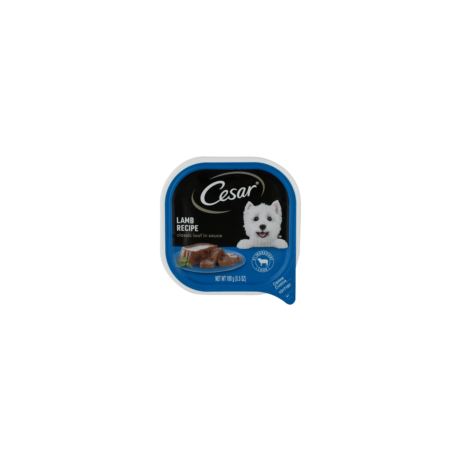 Cesar Canine Cuisine , Lamb Recipe - 3.5 Ounce Image 1 of 4