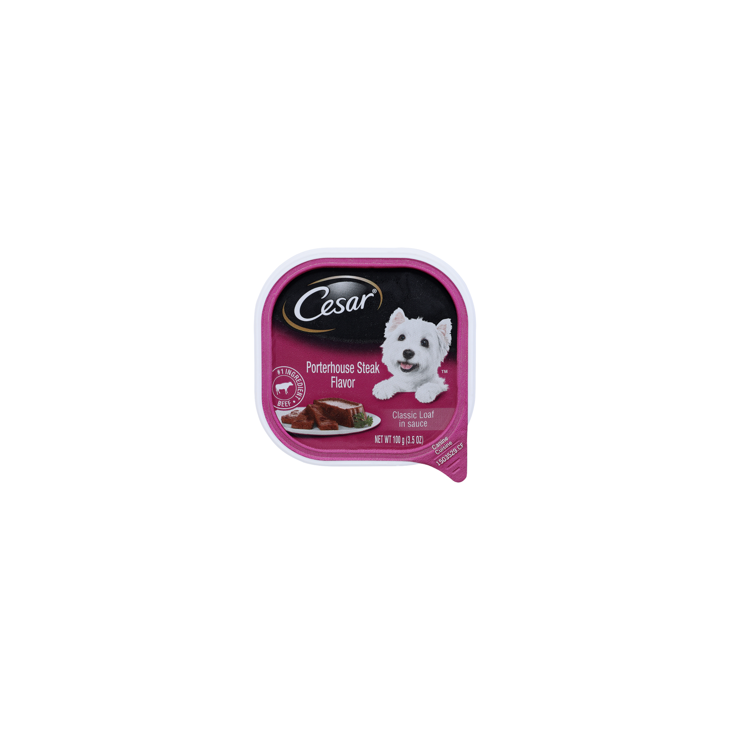 Cesar Porterhouse Steak Flavor Classic Loaf In Sauce - 3.5 Ounce Image 1 of 4