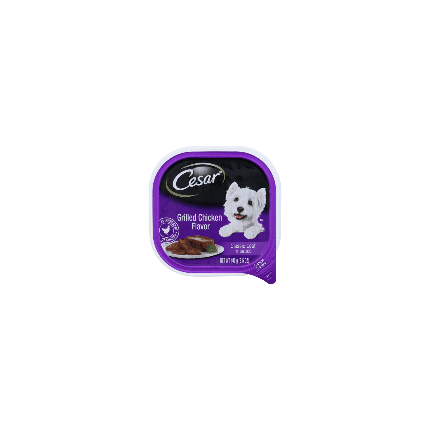Cesar Grilled Chicken Classic Loaf In Sauce Canine Cuisine - 3.5 Ounce Image 1 of 4