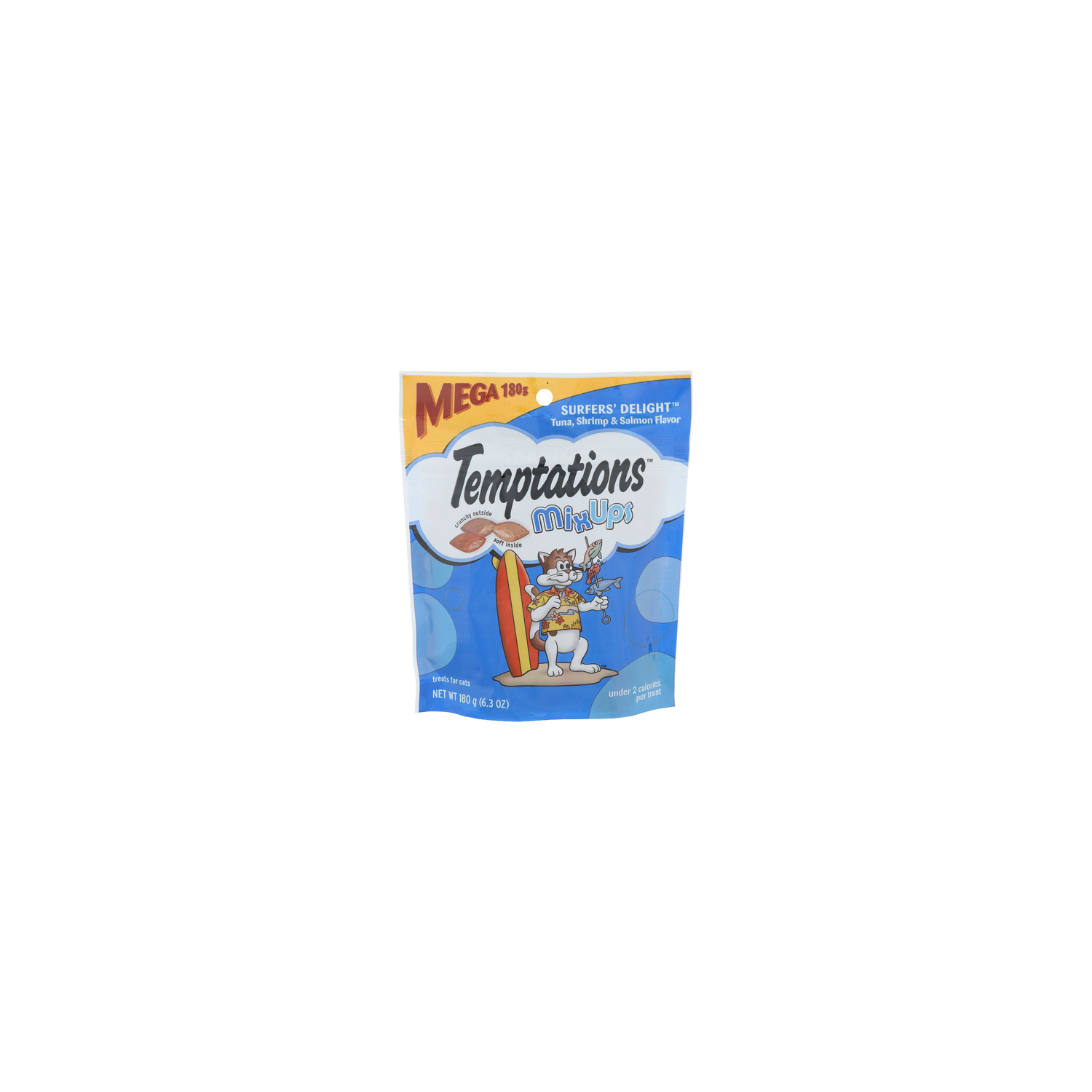 Temptations Mix Ups Tuna, Shrimp & Salmon Mega Surfers' Delight - 6.3 Ounce Image 1 of 4