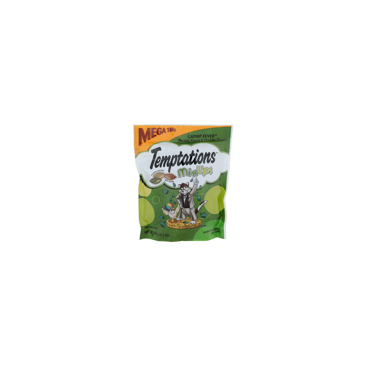 Temptations Mix Ups Chicken, Catnip & Cheddar Mega Fever - 6.3 Ounce Image 1 of 4