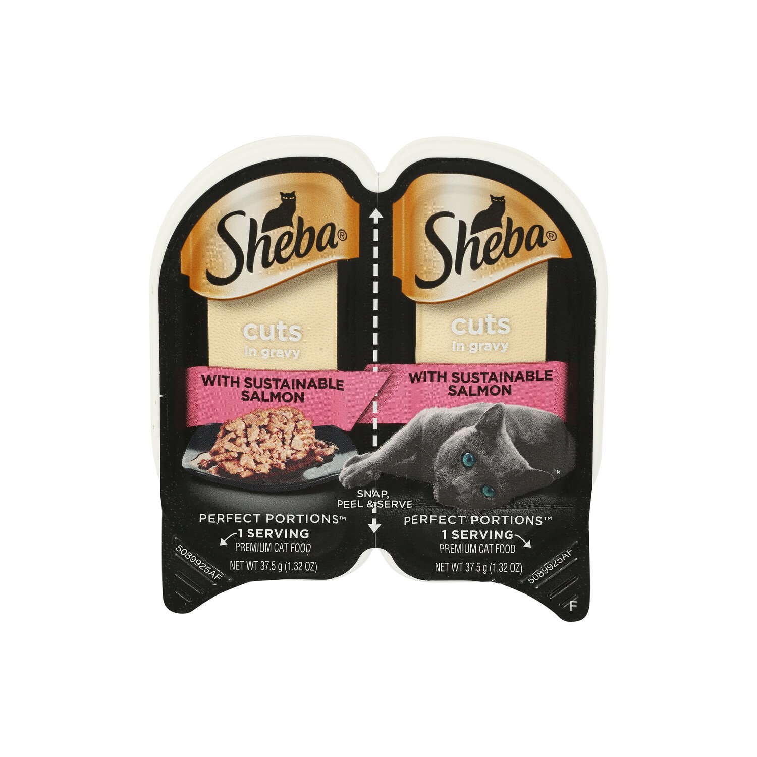 Sheba Salmon Perfect Portions Cat Food Cuts In Gravy - 2 Count Image 1 of 4