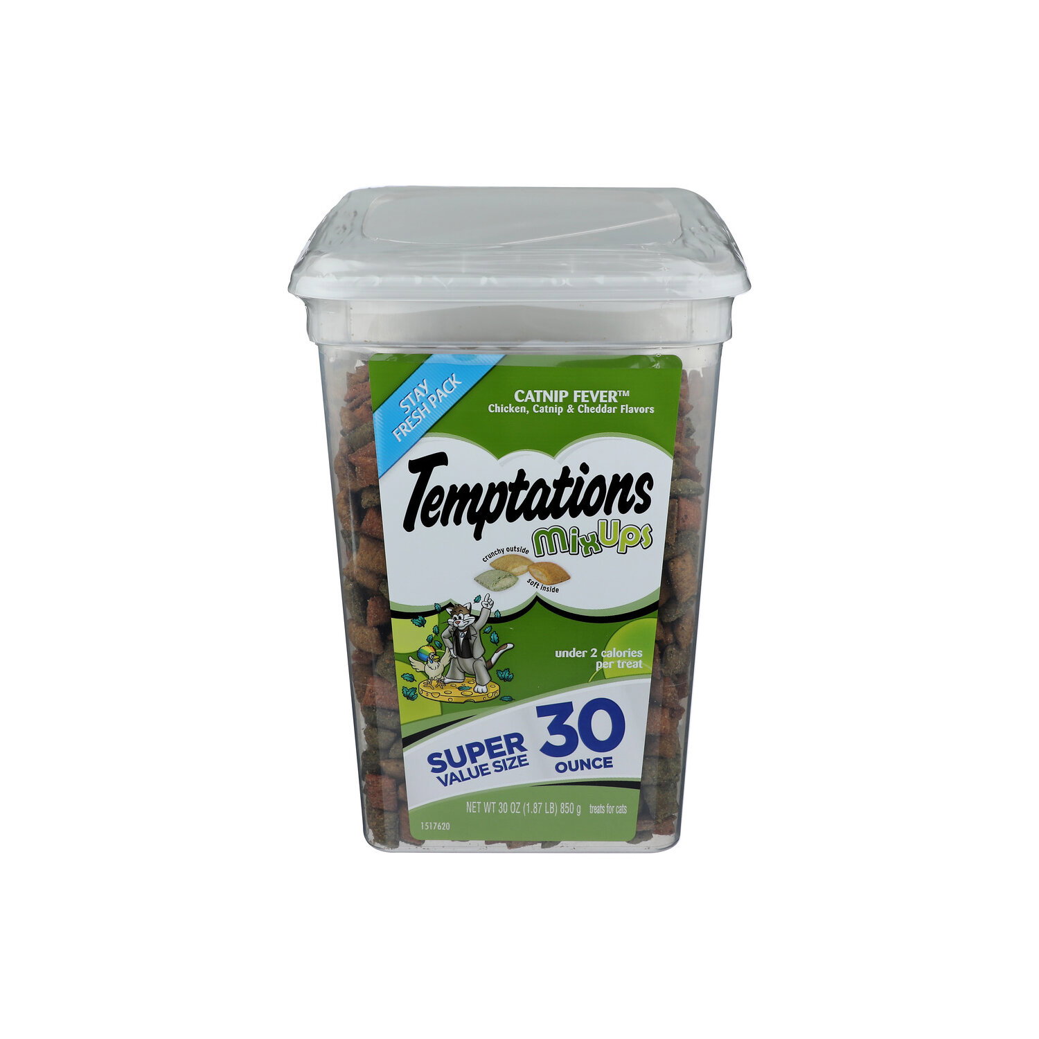 Temptations Treats For Cats, Catnip Fever, Chicken Catnip & Cheese