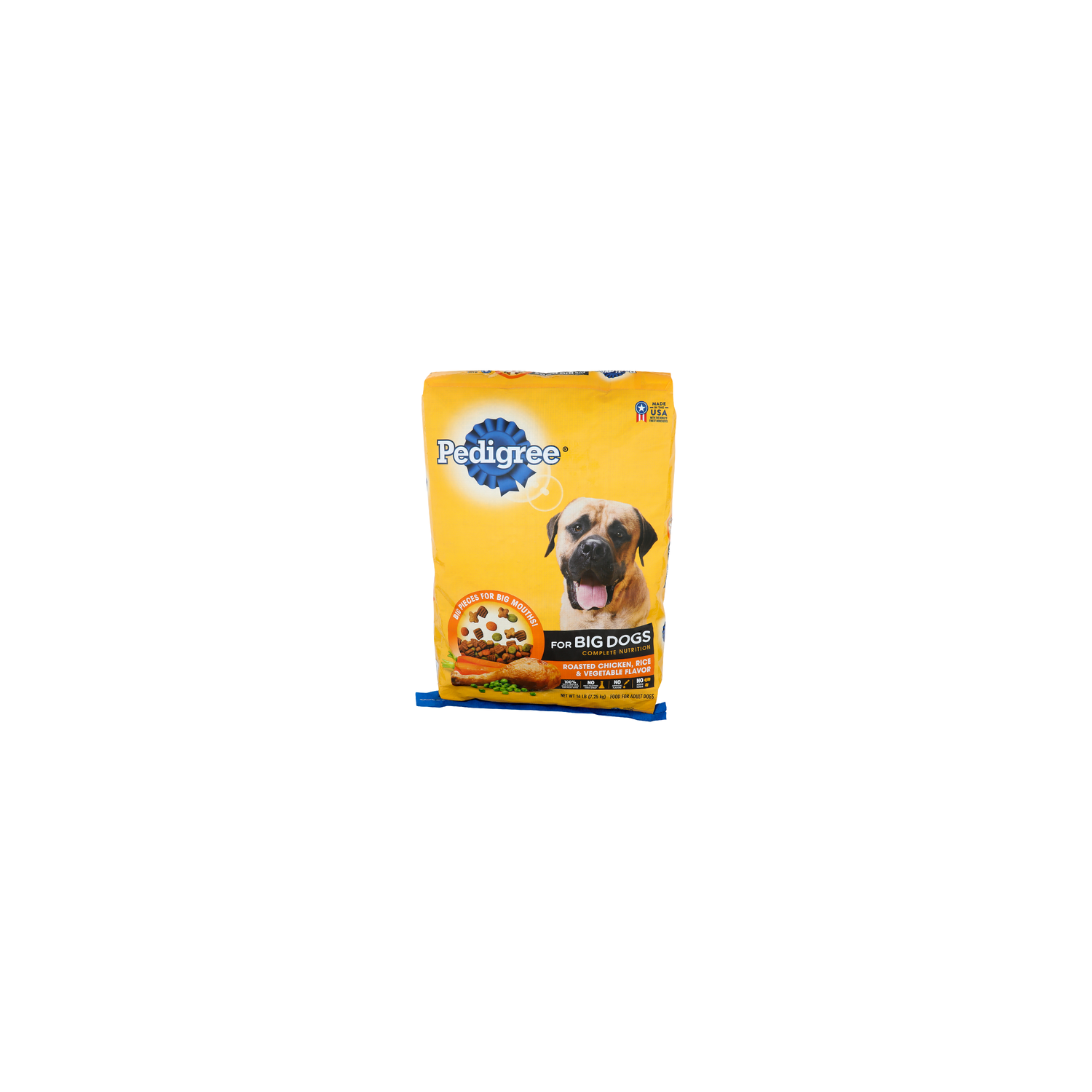 Pedigree Roasted Chicken, Rice & Vegetable Flavor For Big Dogs Complete Nutrition Food Adult - 16 Pound Image 1 of 4