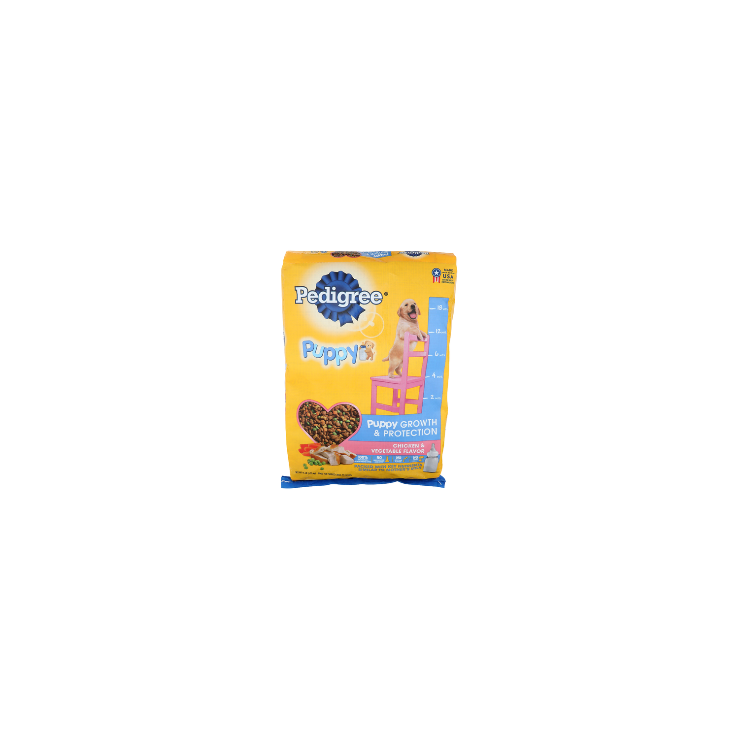 Pedigree Chicken Rice & Vegetable Flavor Puppy Dry Food - 14 Pound Image 1 of 3