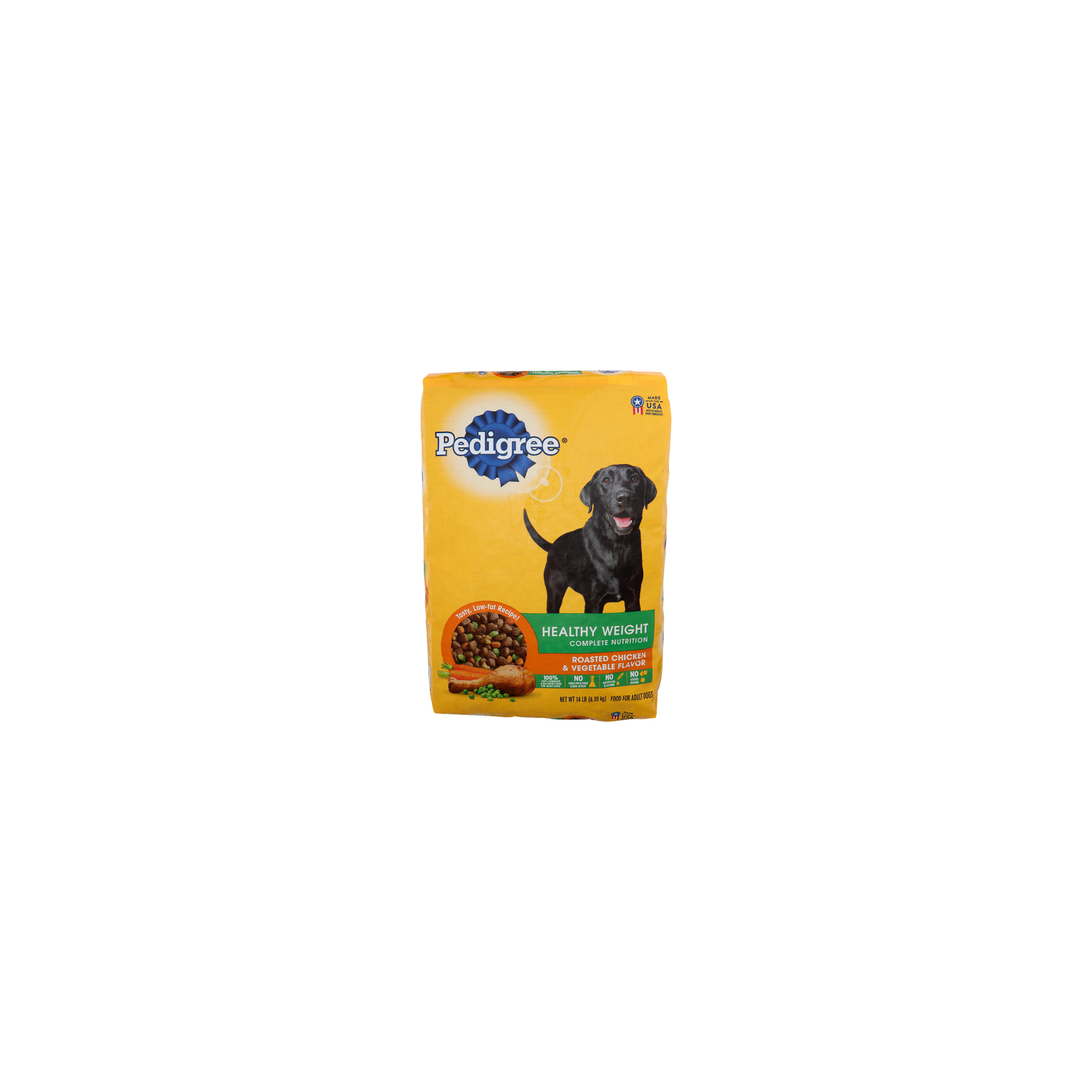 Pedigree Roasted Chicken & Vegetable Flavor Healthy Weight Complete Nutrition Food For Adult Dogs - 14 Pound Image 1 of 4