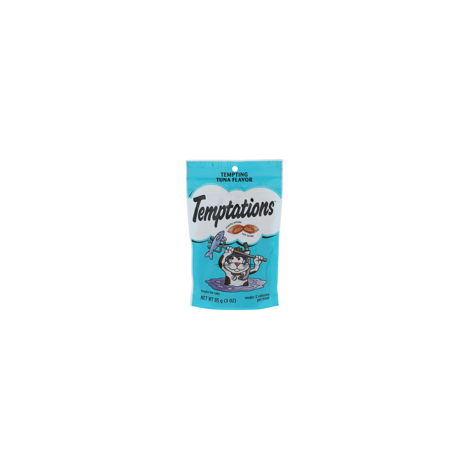 Temptations Tempting Tuna Flavor Crunchy Outside Soft Inside Treats For Cats - 3 Ounce Image 1 of 4