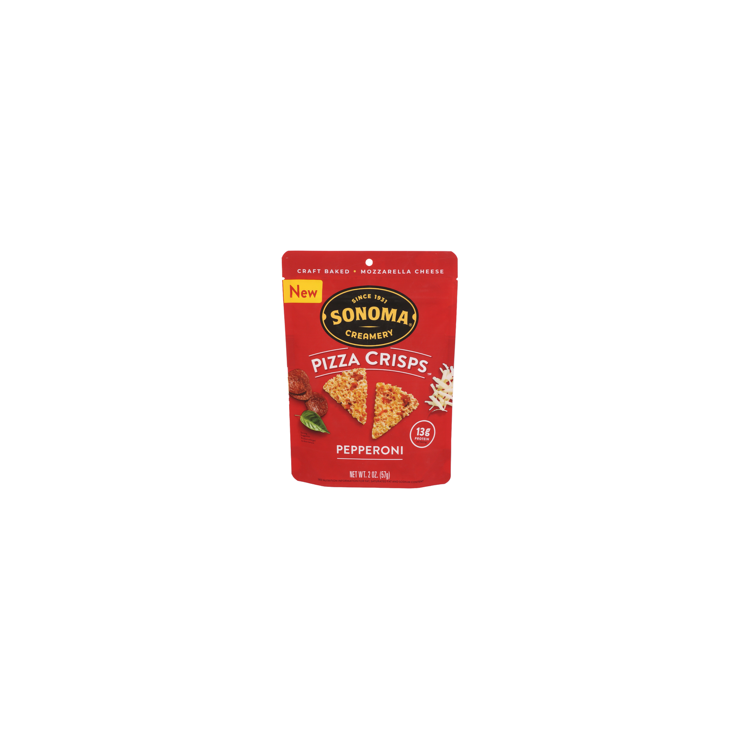 Sonoma Creamery Pepperoni Pizza Crisps - 2 Ounce Image 1 of 4