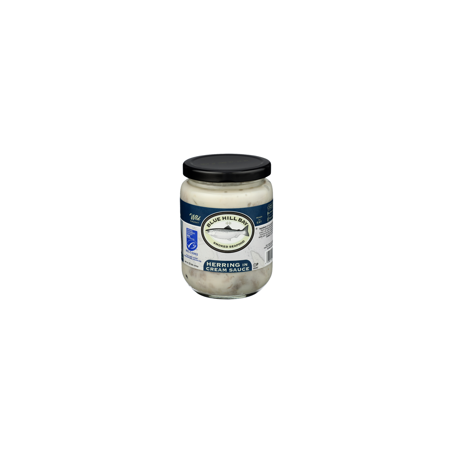 Blue Hill Bay Ready-To-Eat Smoked Seafood Herring In Cream Sauce - 12 Ounce Image 1 of 4