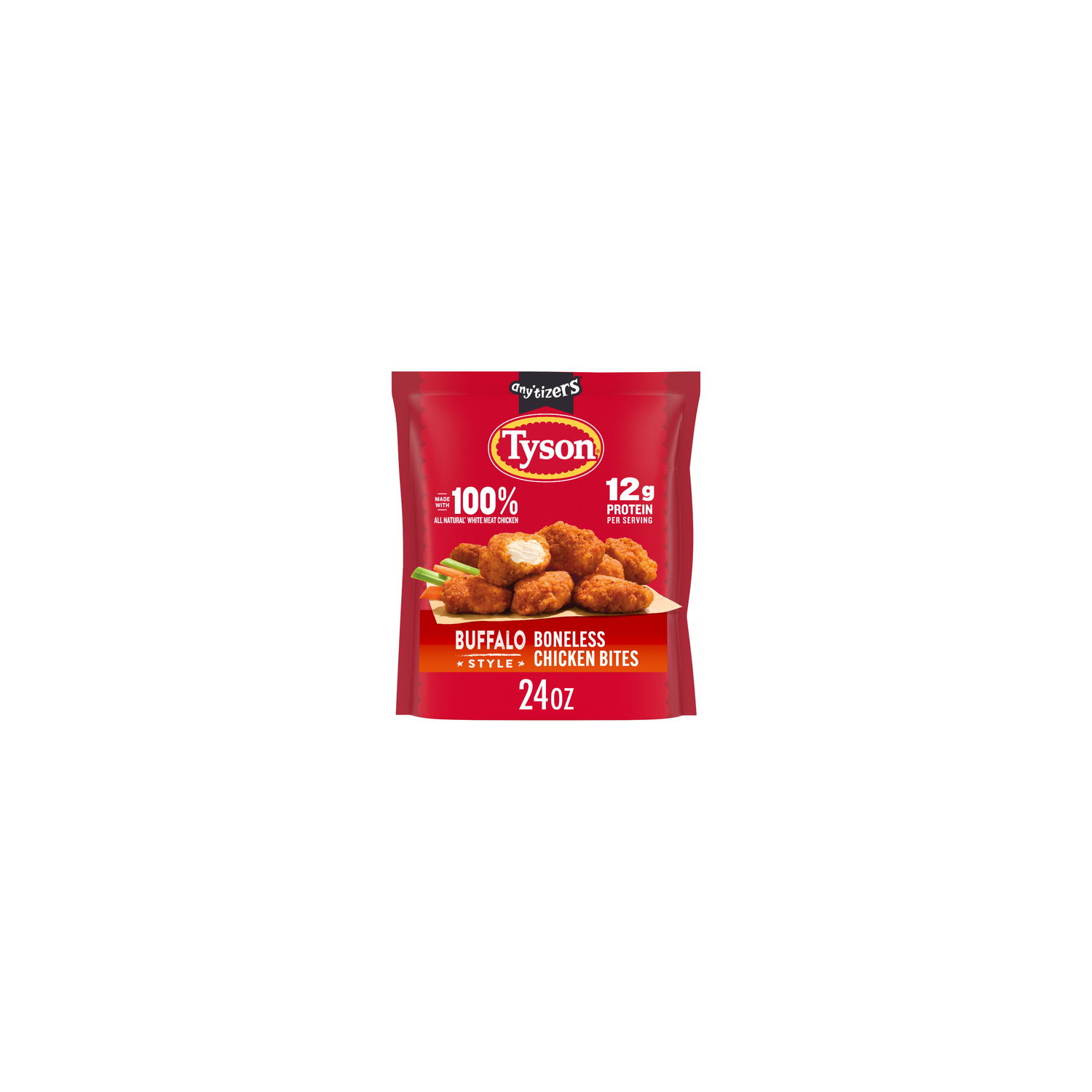 Tyson Anytizers Frozen Buffalo Style Boneless Chicken Bites - 24 Ounce Image 1 of 4