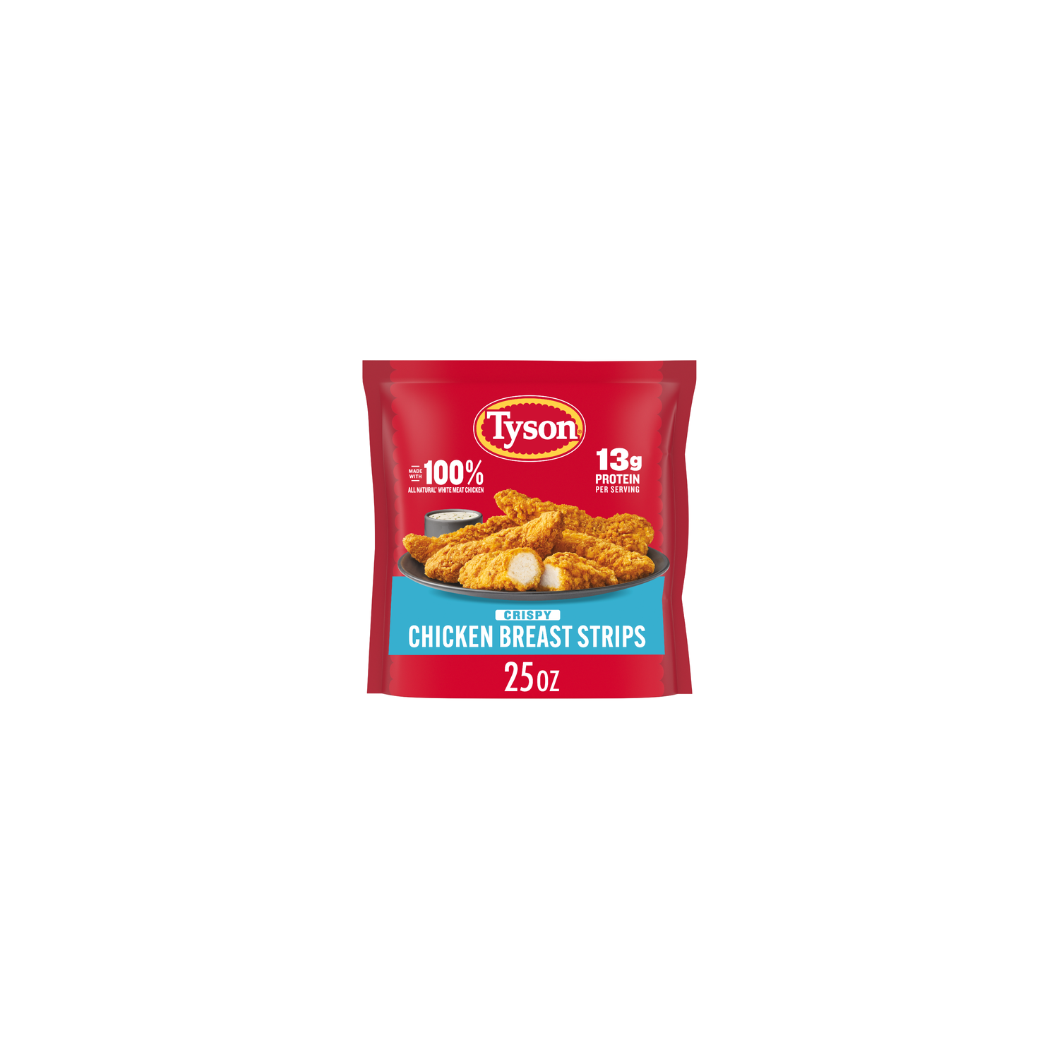 Tyson Frozen Crispy Chicken Breast Strips - 25 Ounce Image 1 of 4