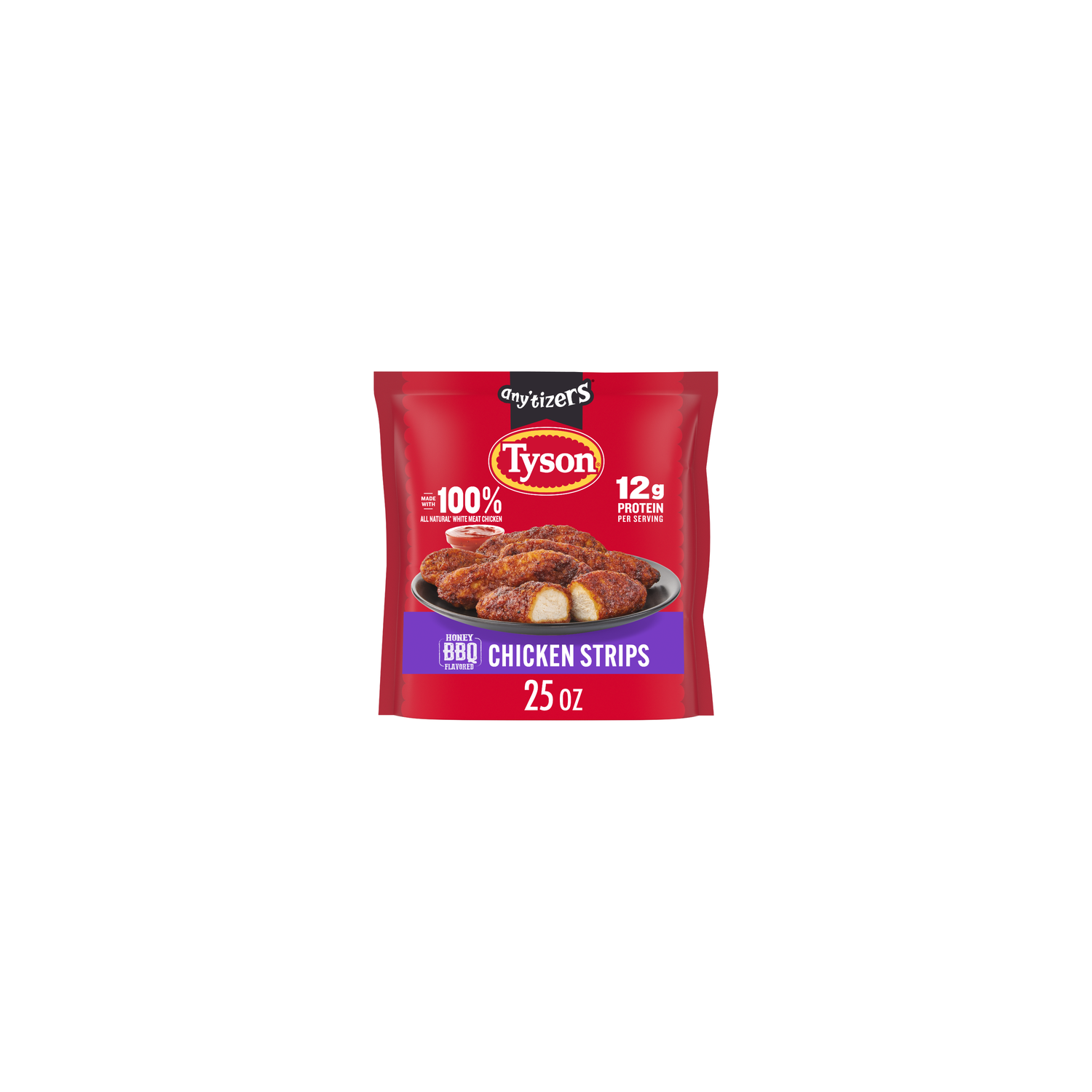 Tyson Frozen Sweet BBQ Flavored Chicken Strips - 25 Ounce Image 1 of 4