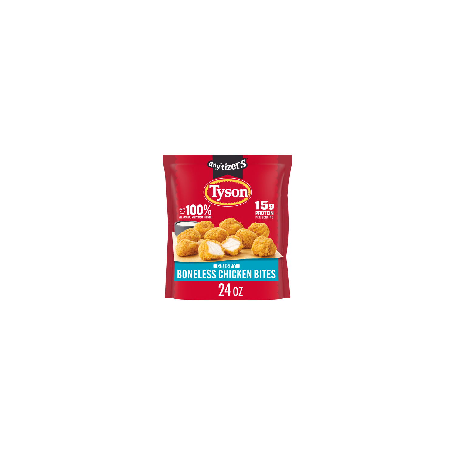 Tyson Anytizers Frozen Crispy Boneless Chicken Bites - 24 Ounce Image 1 of 4