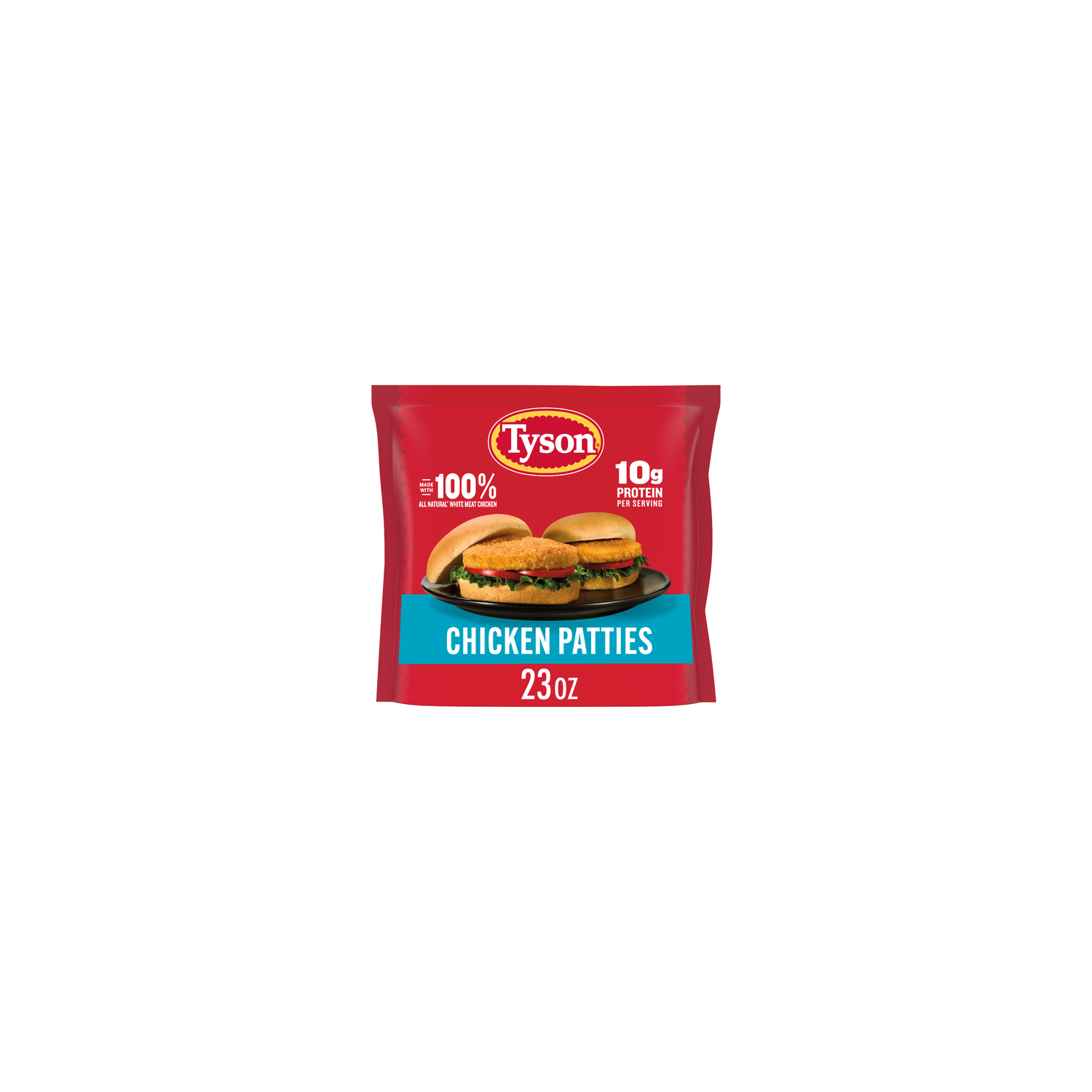 Tyson Frozen Chicken Patties - 23 Ounce Image 1 of 4