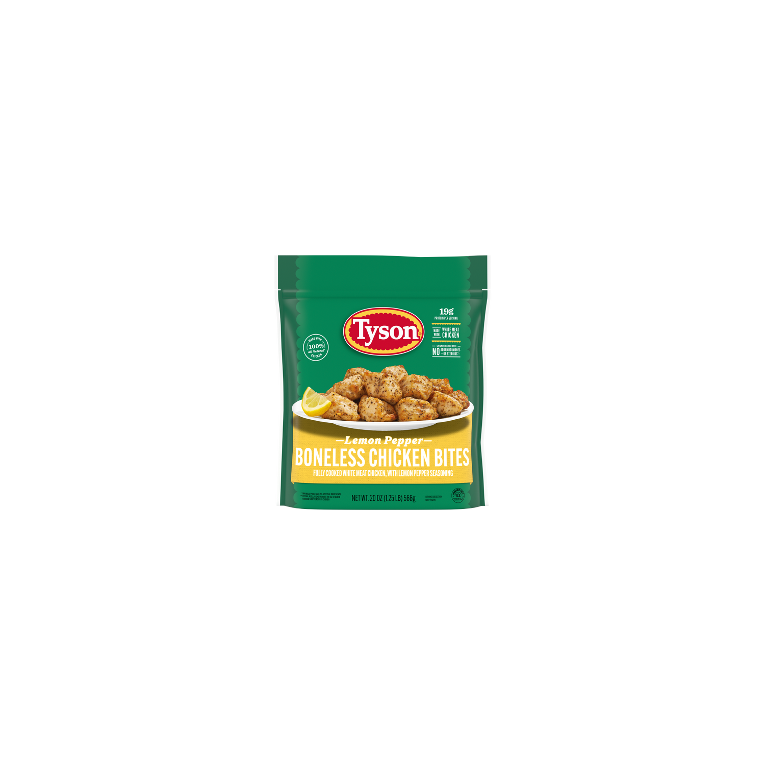 Tyson Frozen Lemon Pepper Boneless Chicken Bites - 20 Ounce Image 1 of 2