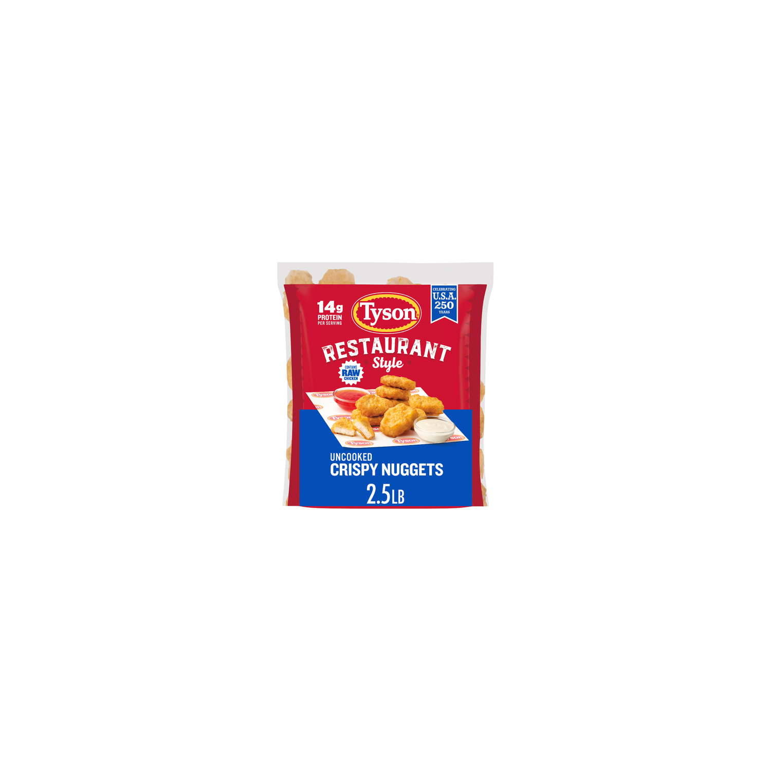 Tyson Restaurant Style Uncooked Crispy Chicken Nuggets - 40 Ounce Image 1 of 4