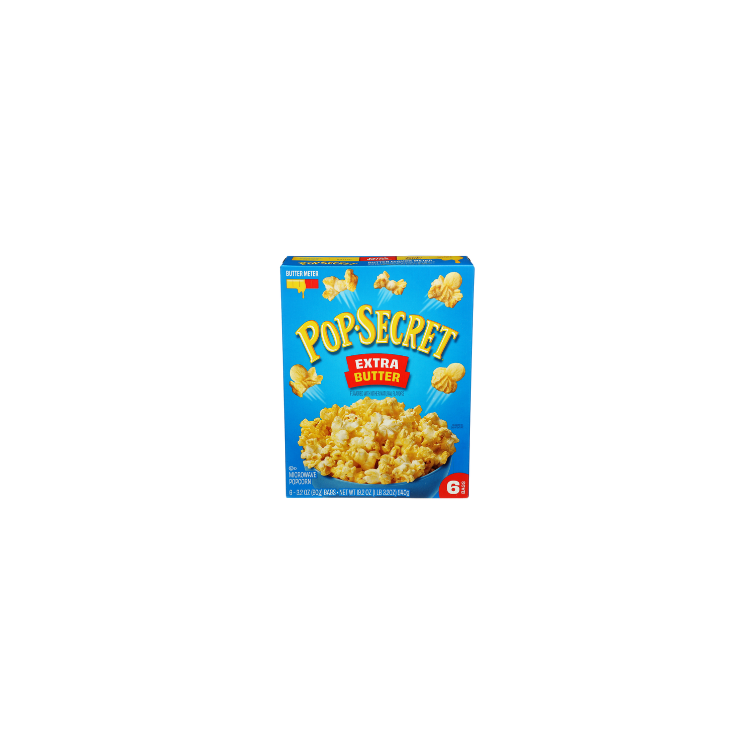 Pop Secret Extra Butter Microwave Popcorn Sharing Bags - 3.2 Ounce - 6 Count Image 1 of 4