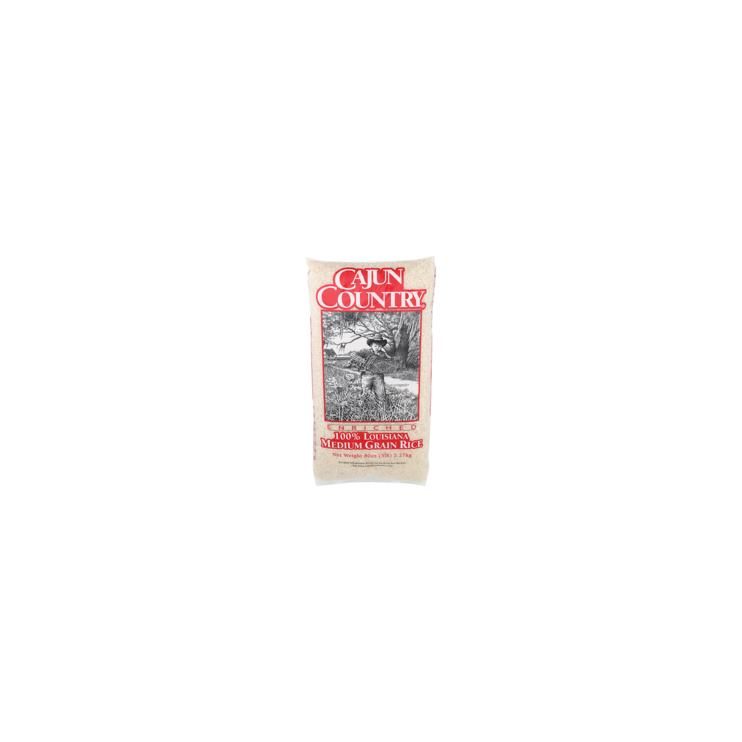 Cajun Country 100% Louisiana Medium Grain Rice - 80 Ounce Image 1 of 4