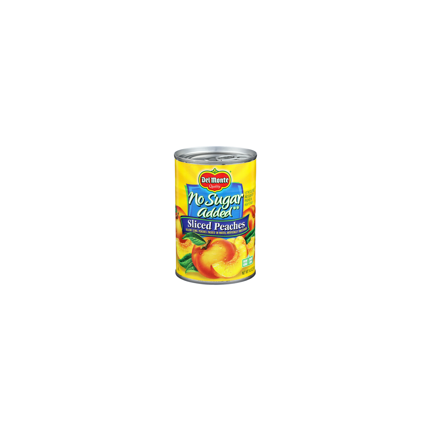 Del Monte Yellow Cling Peaches Packed In Water Sliced - 14.5 Ounce Image 1 of 4