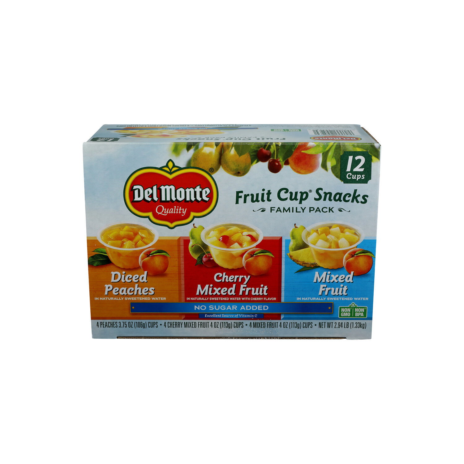Del Monte Dm Fruit Cup Nsa Mix 12 - 2.94 Pound - Brookshire's
