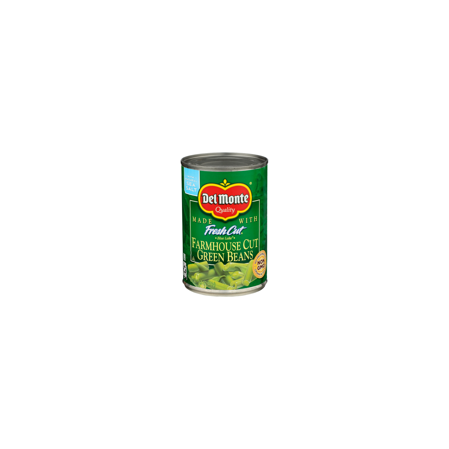 Del Monte With Natural Sea Salt Farmhouse Cut Freshcut Green Beans - 14.5 Ounce Image 1 of 4