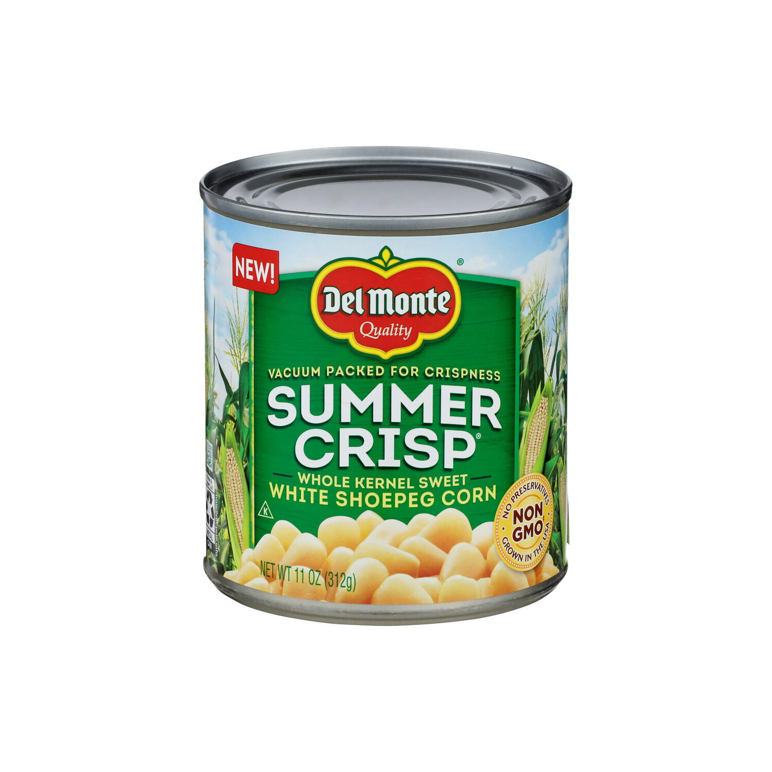 Del Monte Sweet Whole Kernel Summer Crisp White Shoepeg Corn - 11 Ounce Image 1 of 4