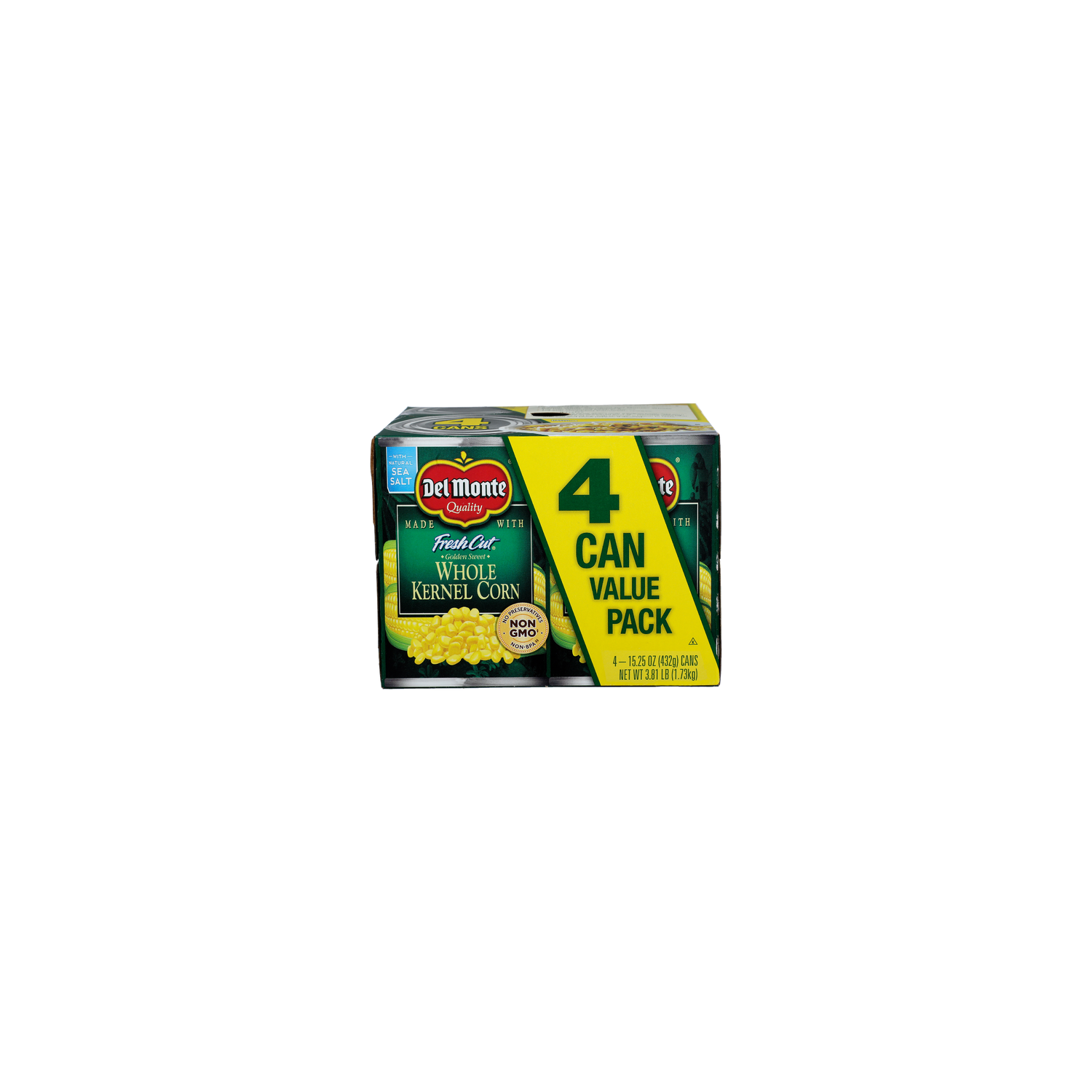 Del Monte Fresh Cut Whole Kernel Corn - 15.25 Ounce - 4 Count Image 1 of 4