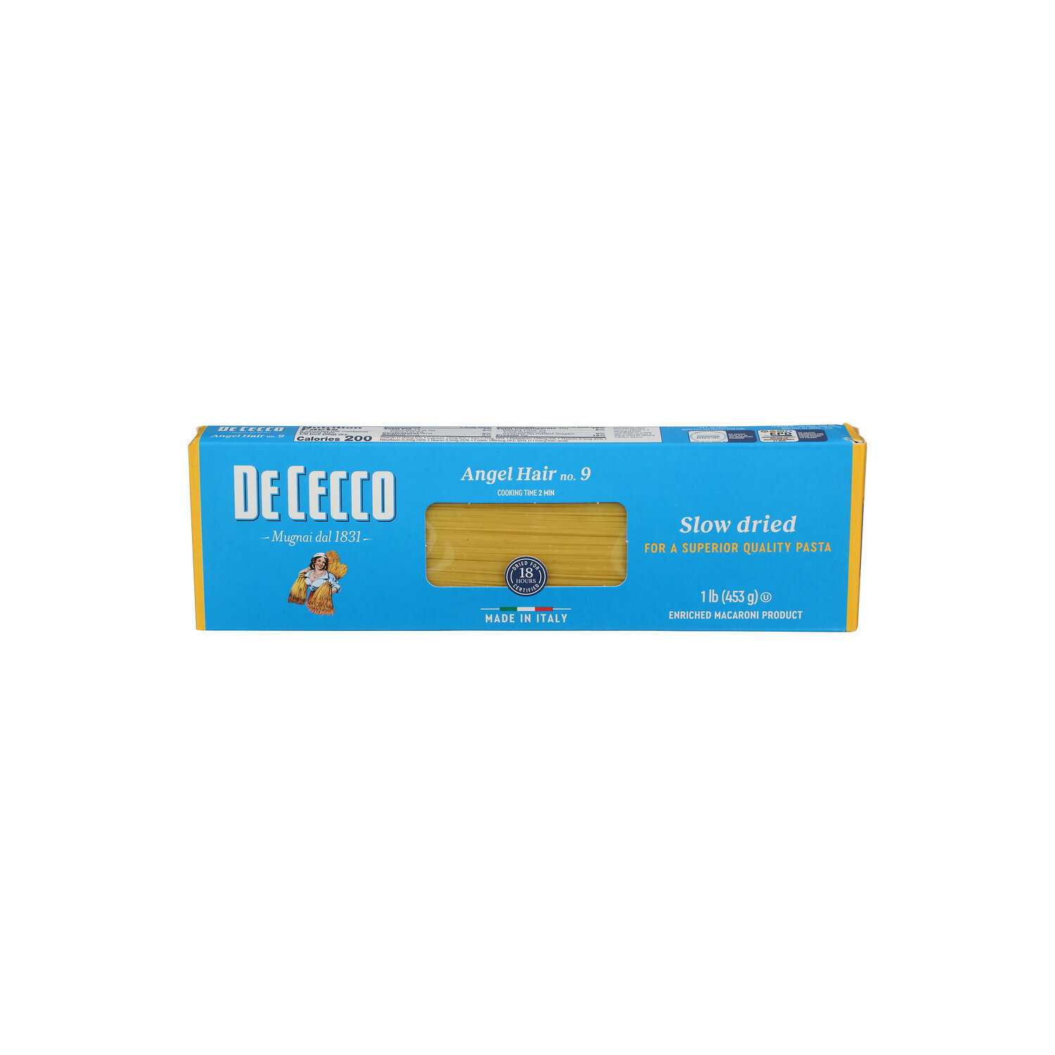 De Cecco Angel Hair No. 9 Pasta - 1 Pound Image 1 of 4