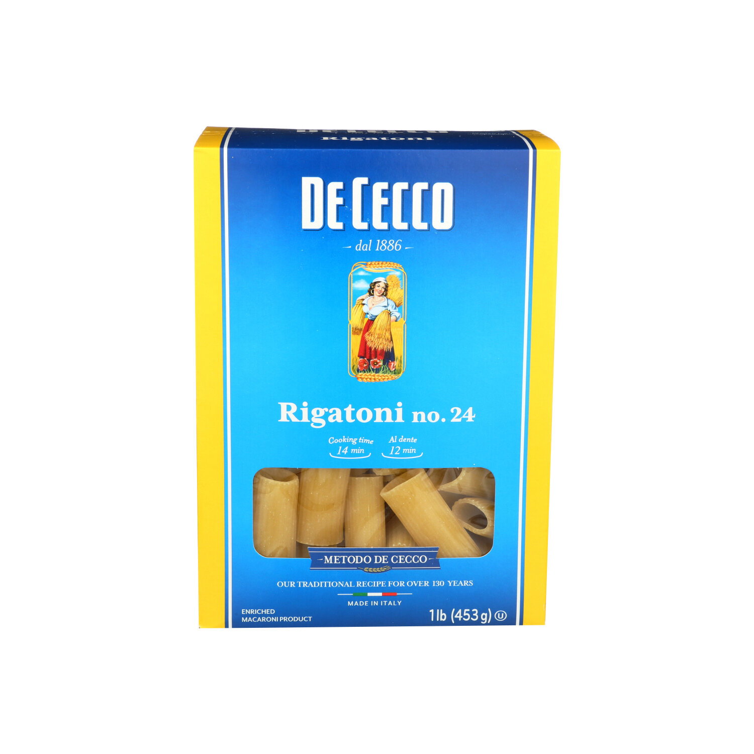 De Cecco Rigatoni No. 24 - 1 Pound Image 1 of 4