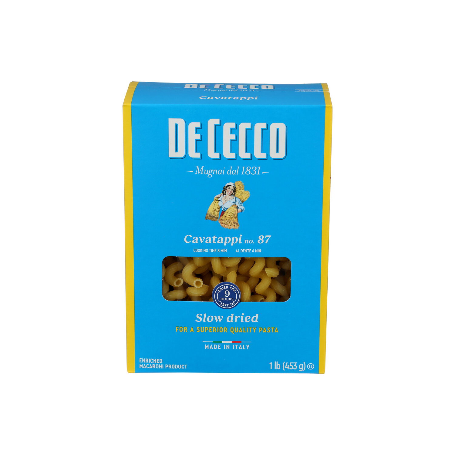 De Cecco Cavatappi No. 87 Pasta - 1 Pound Image 1 of 4