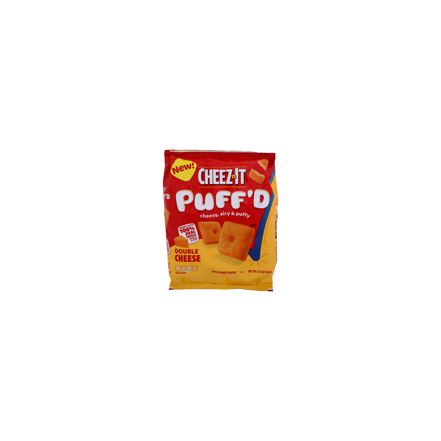 CHEEZ-IT PUFF'D Double Cheese Cheesy Baked Snacks - 5.75 Ounce Image 1 of 4