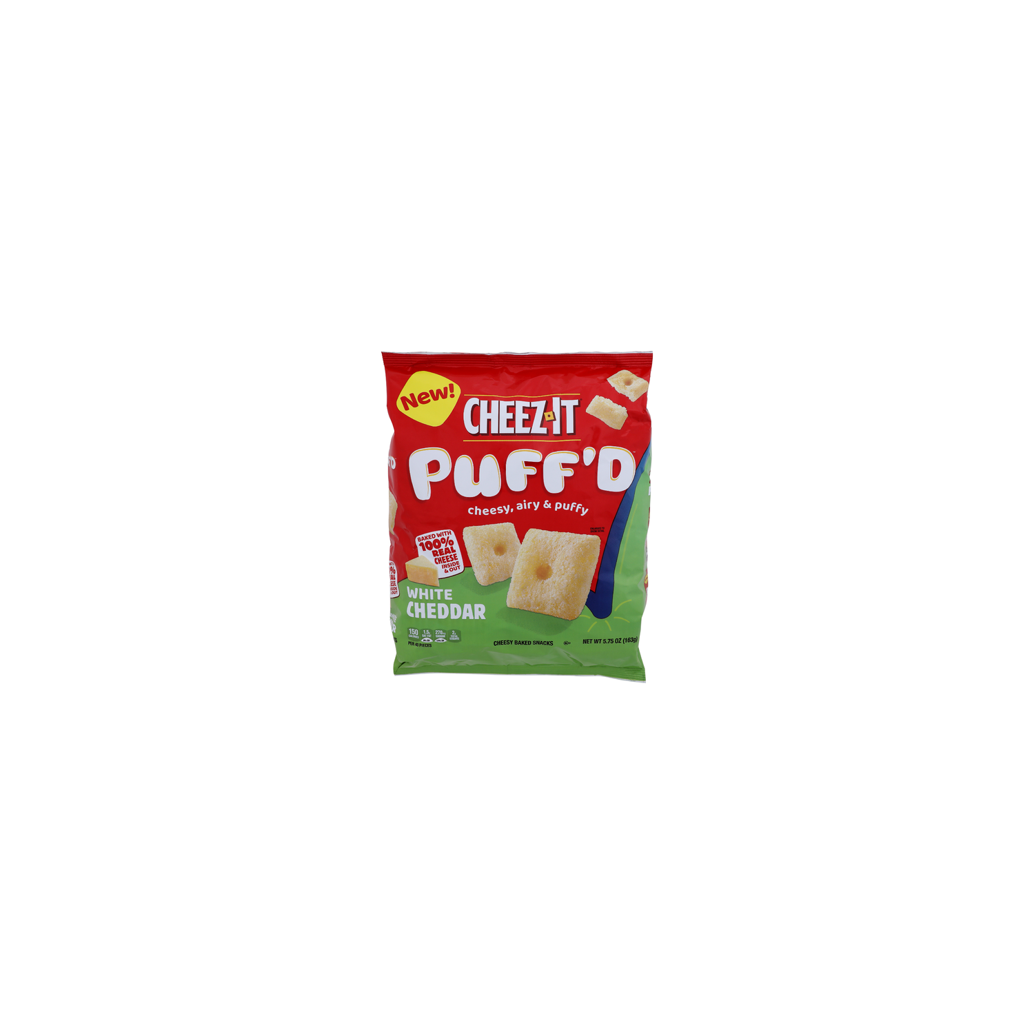 CHEEZ-IT PUFF'D White Cheddar Cheesy Baked Snacks - 5.75 Ounce Image 1 of 4