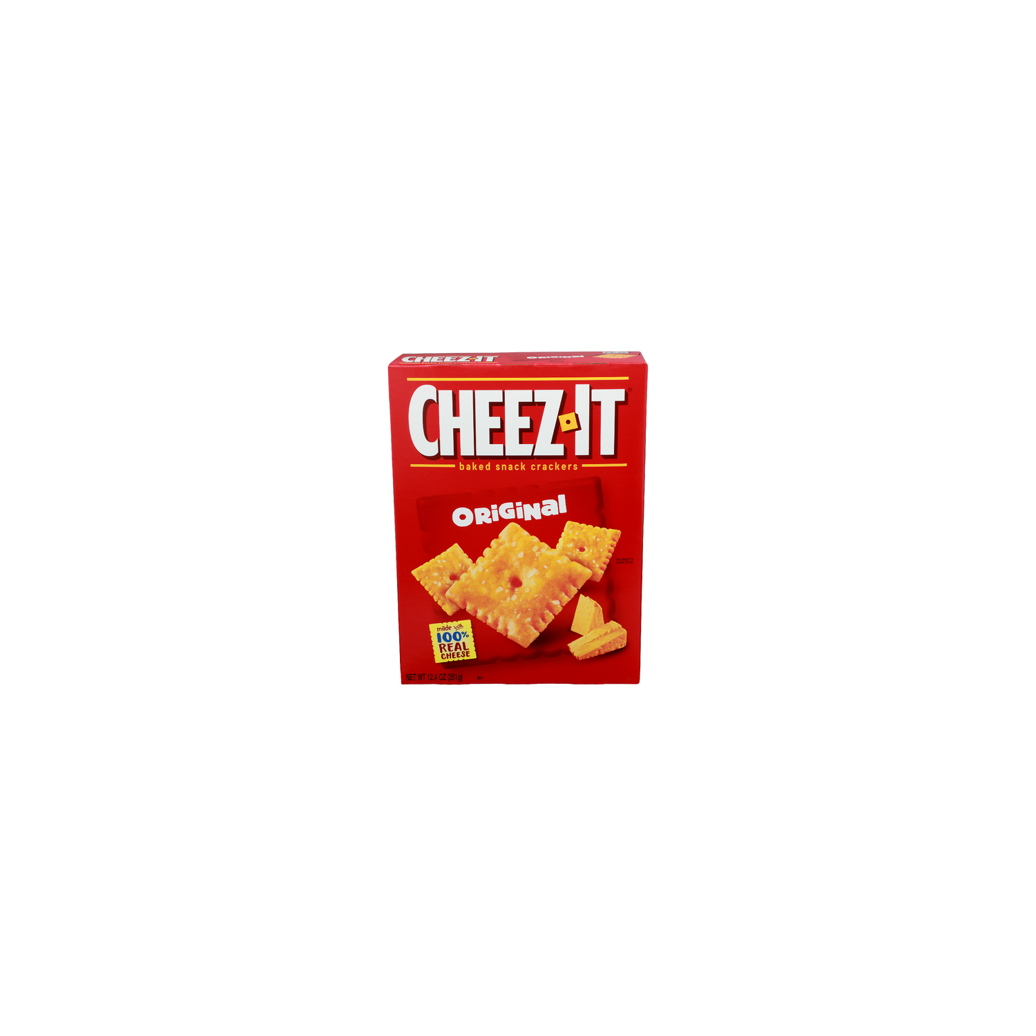 CHEEZ-IT Original Baked Snack Crackers - 12.4 Ounce Image 1 of 4