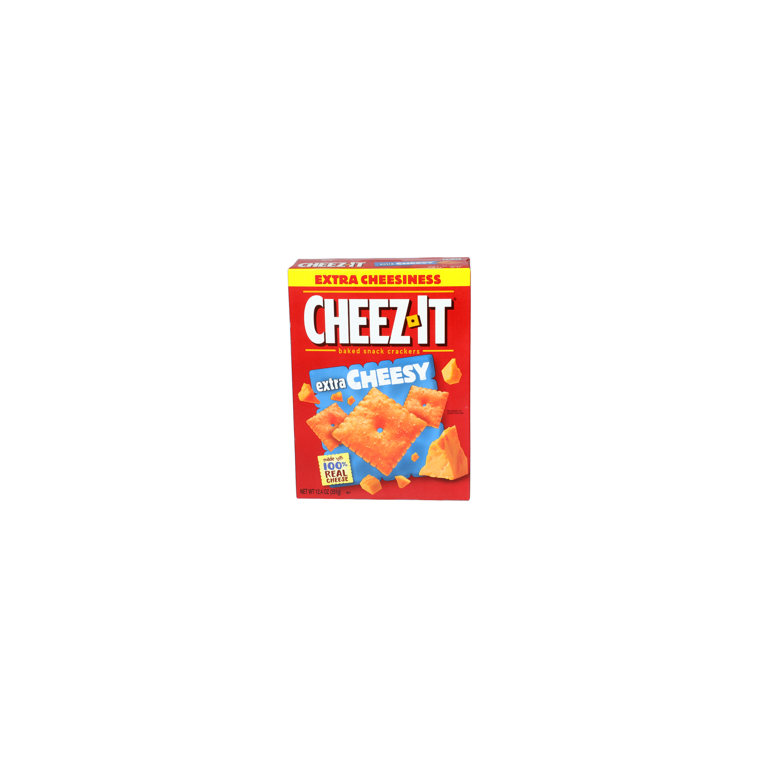CHEEZ-IT Extra Cheesy Cheezit Baked Snack Crackers - 12.4 Ounce Image 1 of 4