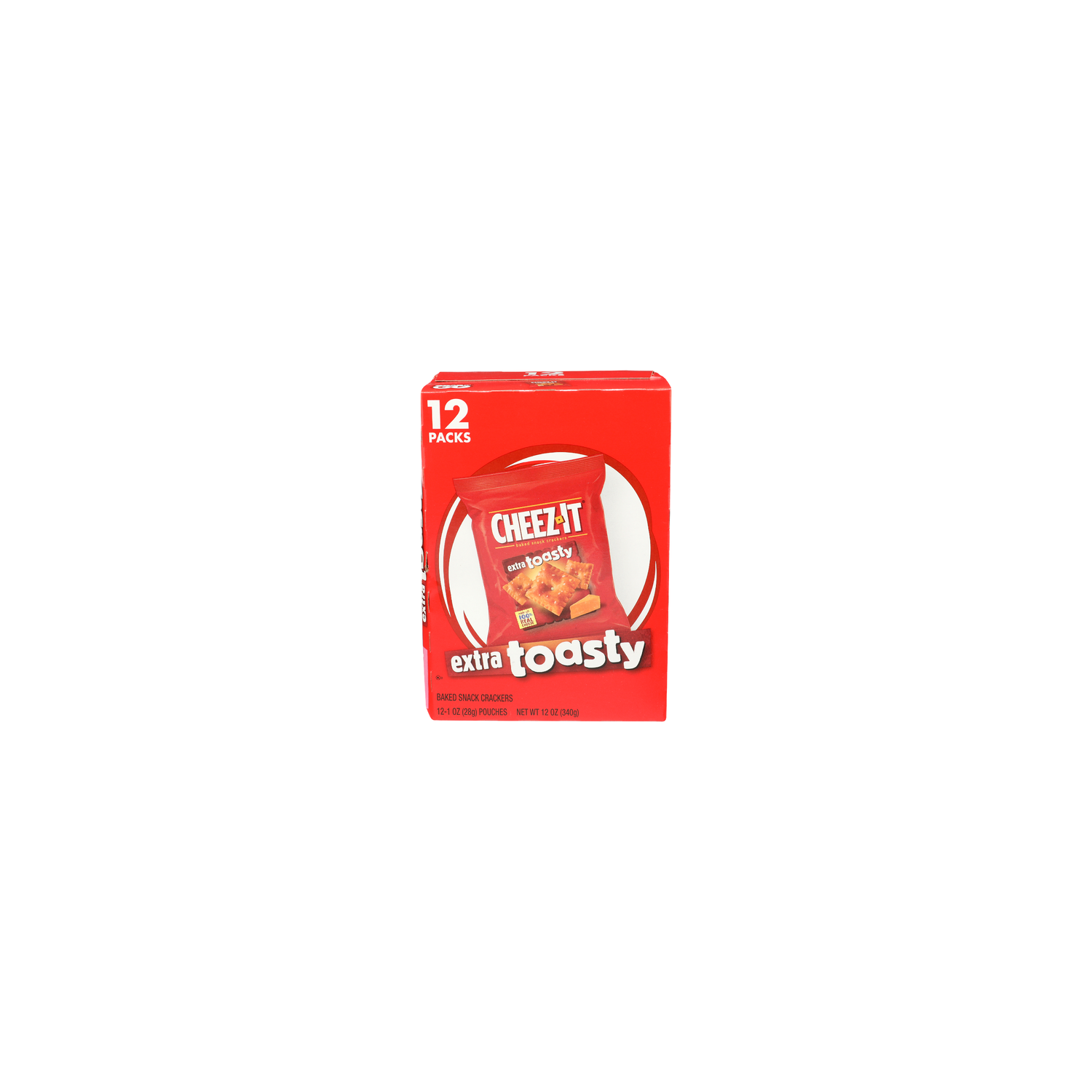 CHEEZ-IT Extra Toasty Baked Snack Crackers - 12 Ounce Image 1 of 4