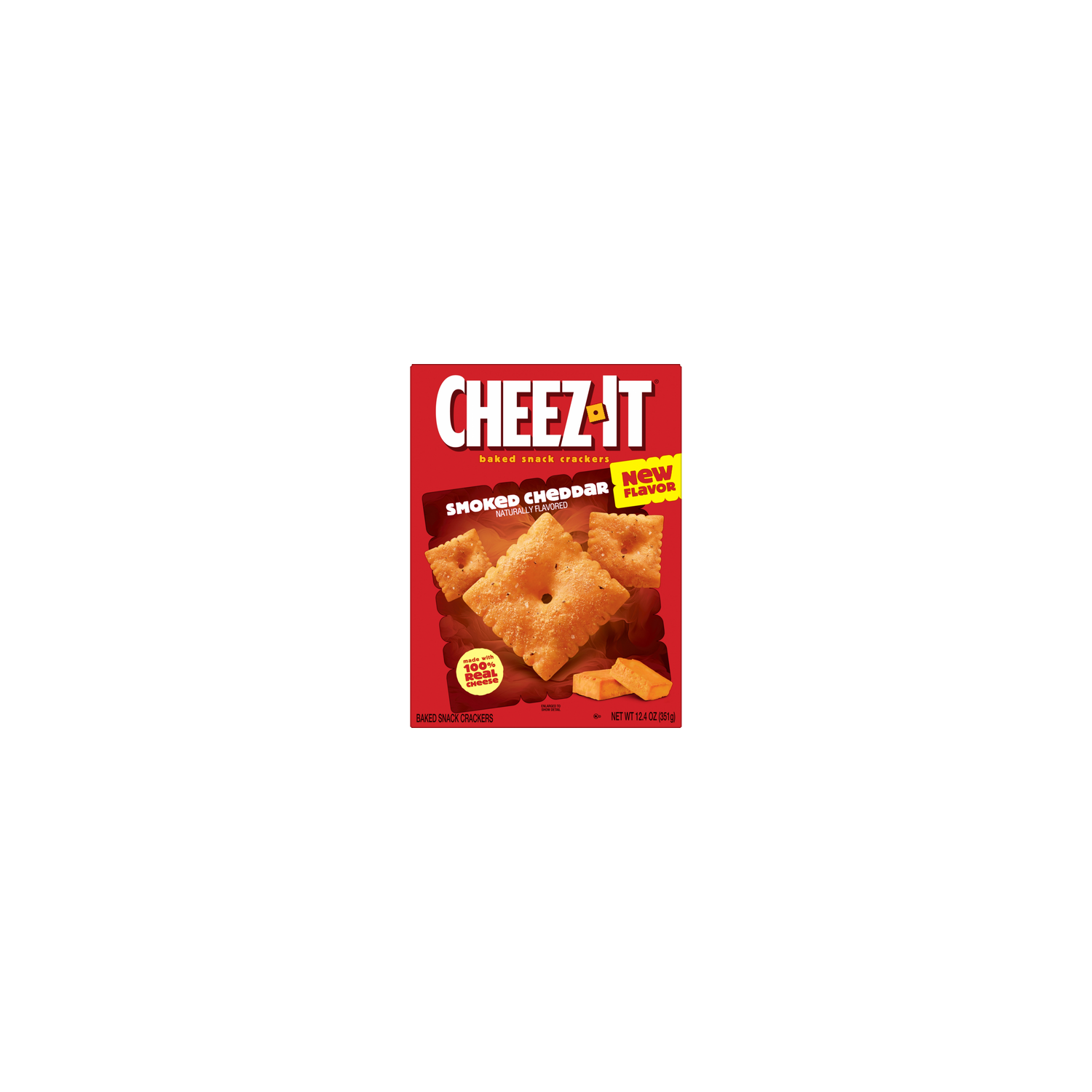 Cheez-It Smoked Cheddar Baked Snack Crackers - 12.4 Ounce Image 1 of 2